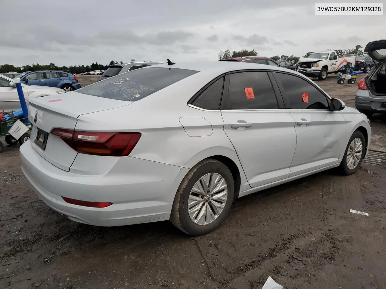 2019 Volkswagen Jetta S VIN: 3VWC57BU2KM129328 Lot: 73815754