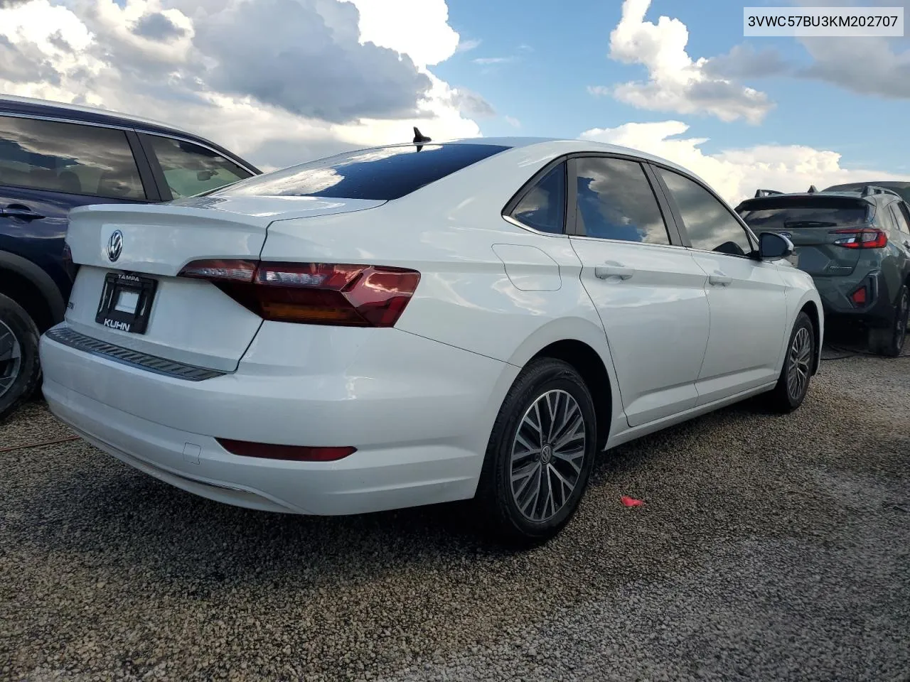 2019 Volkswagen Jetta S VIN: 3VWC57BU3KM202707 Lot: 73848964