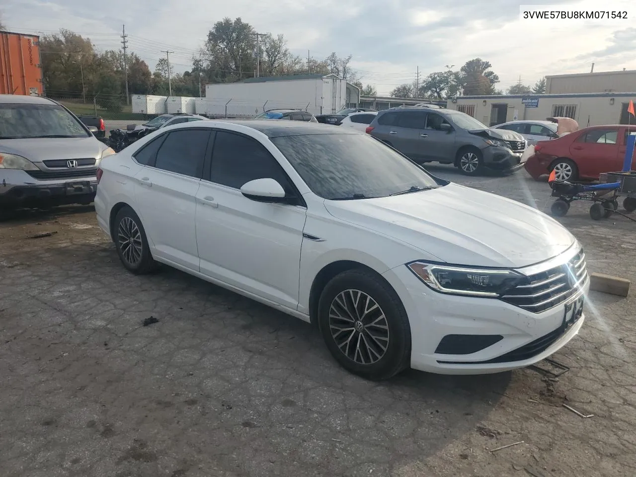 2019 Volkswagen Jetta Sel VIN: 3VWE57BU8KM071542 Lot: 73933614