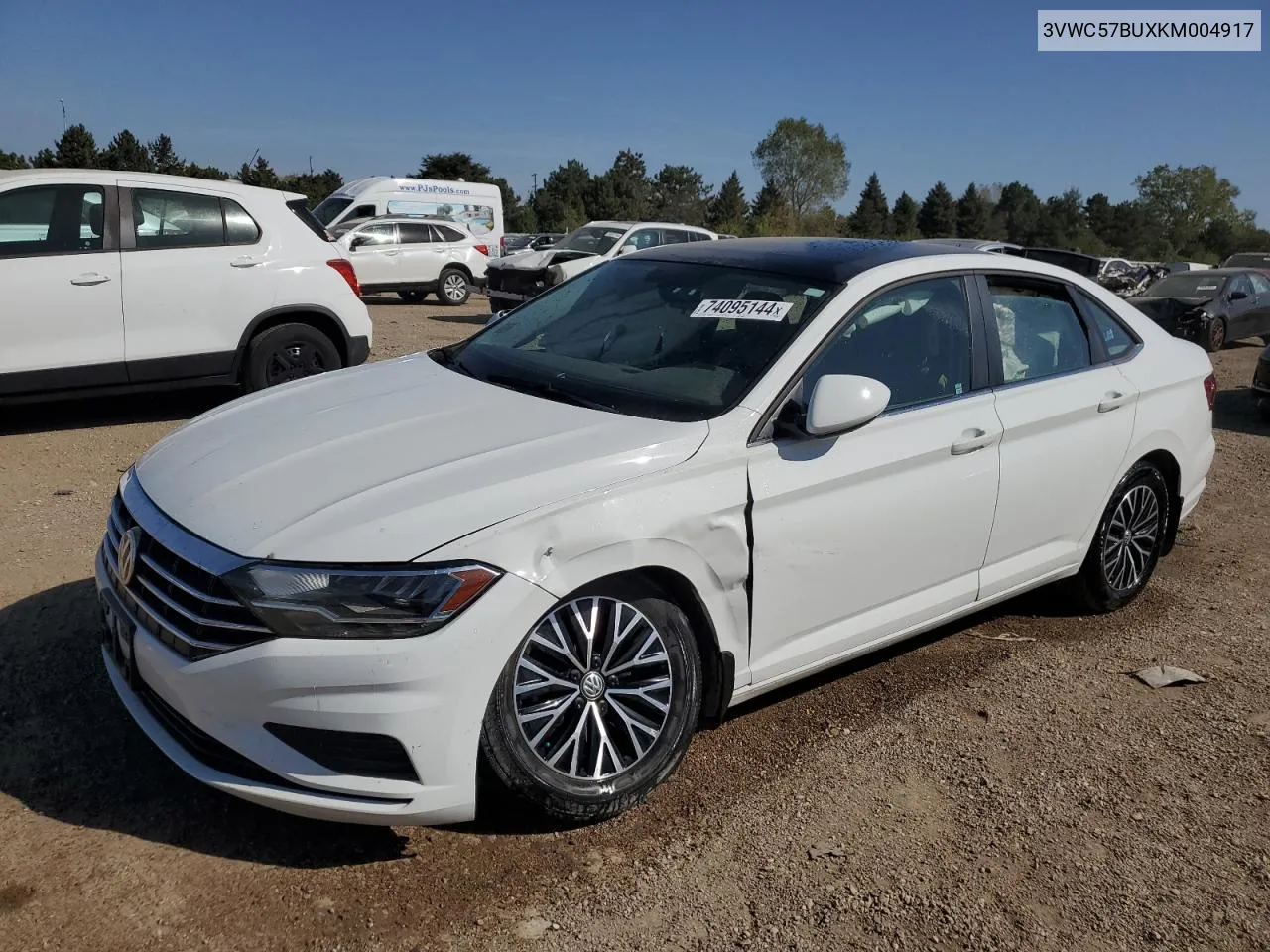 2019 Volkswagen Jetta S VIN: 3VWC57BUXKM004917 Lot: 74095144