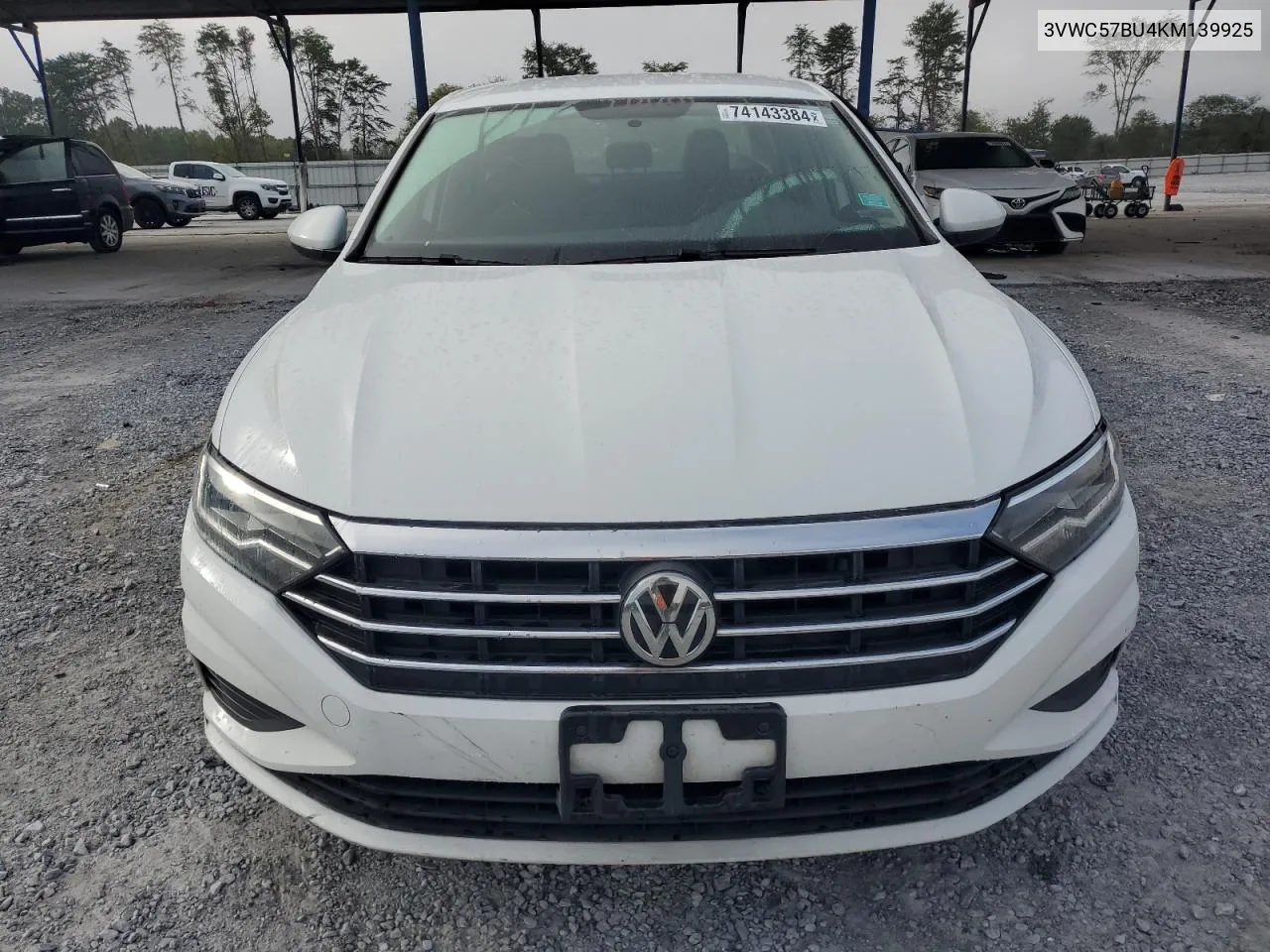 2019 Volkswagen Jetta S VIN: 3VWC57BU4KM139925 Lot: 74143384