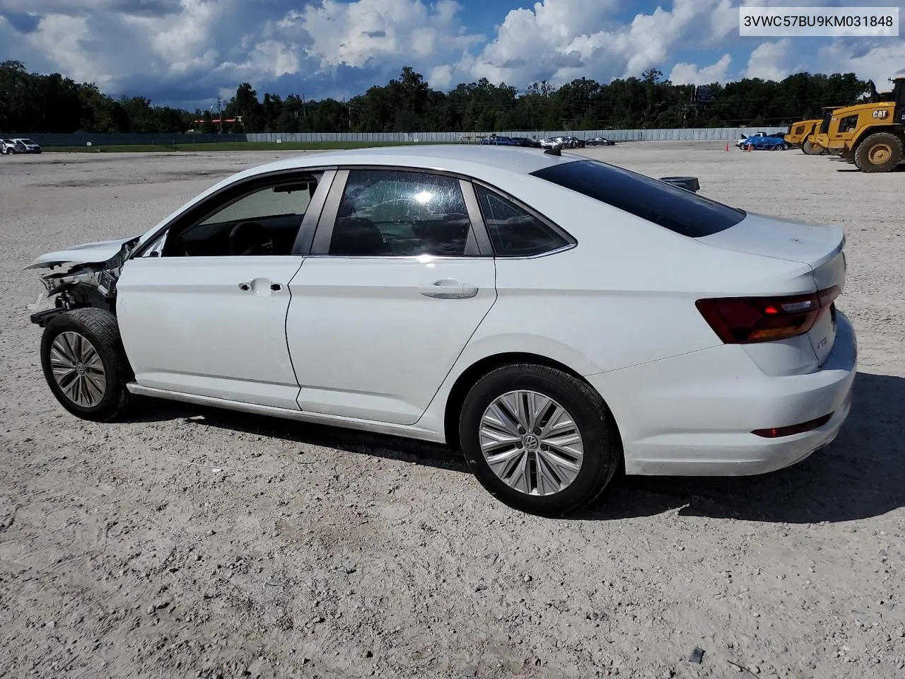 2019 Volkswagen Jetta S VIN: 3VWC57BU9KM031848 Lot: 74225714