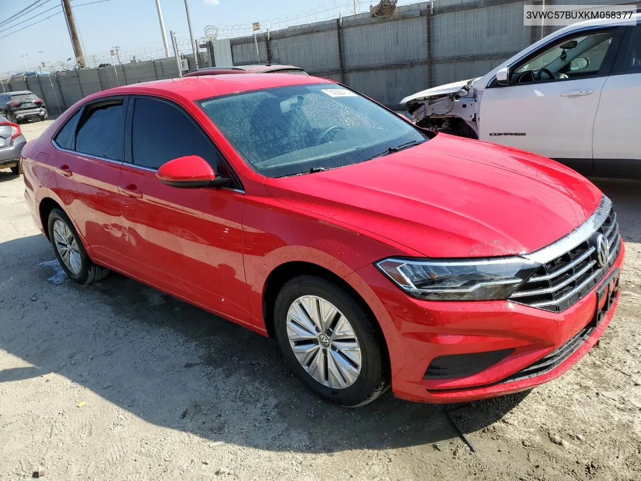 2019 Volkswagen Jetta S VIN: 3VWC57BUXKM058377 Lot: 74236414