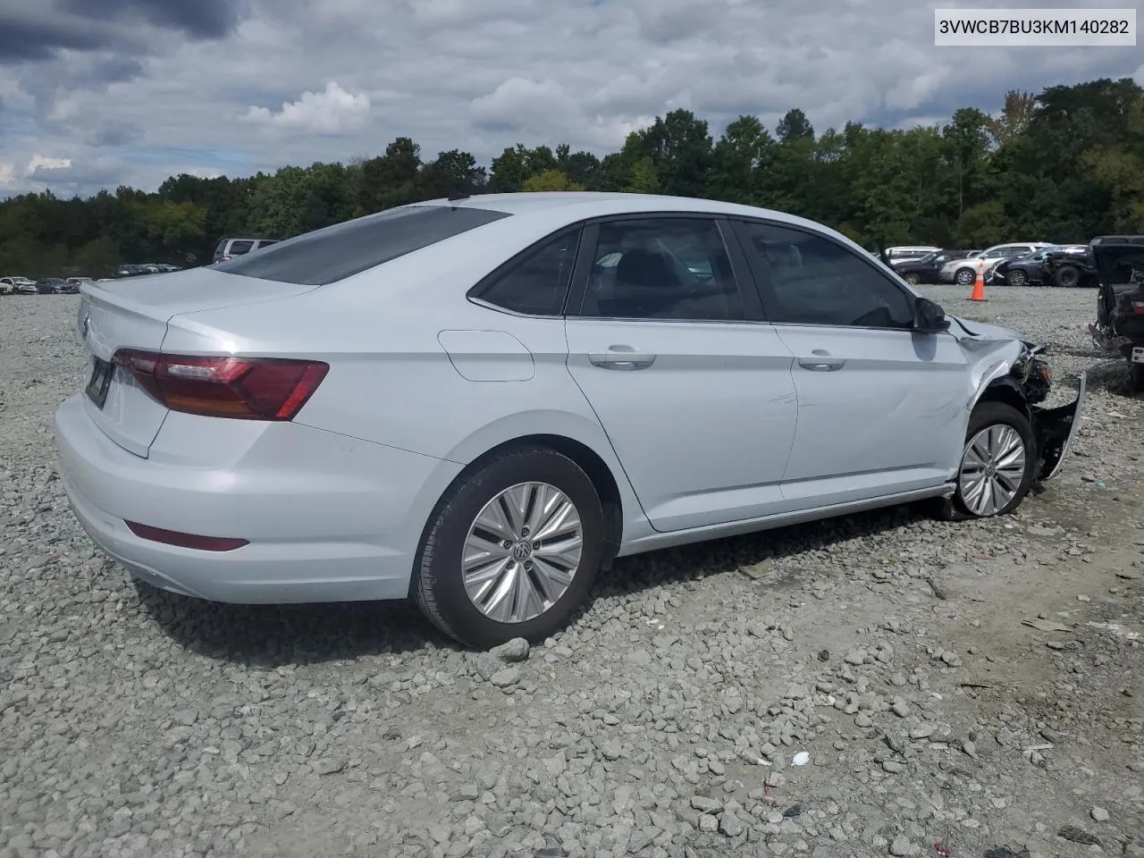 2019 Volkswagen Jetta S VIN: 3VWCB7BU3KM140282 Lot: 74338624