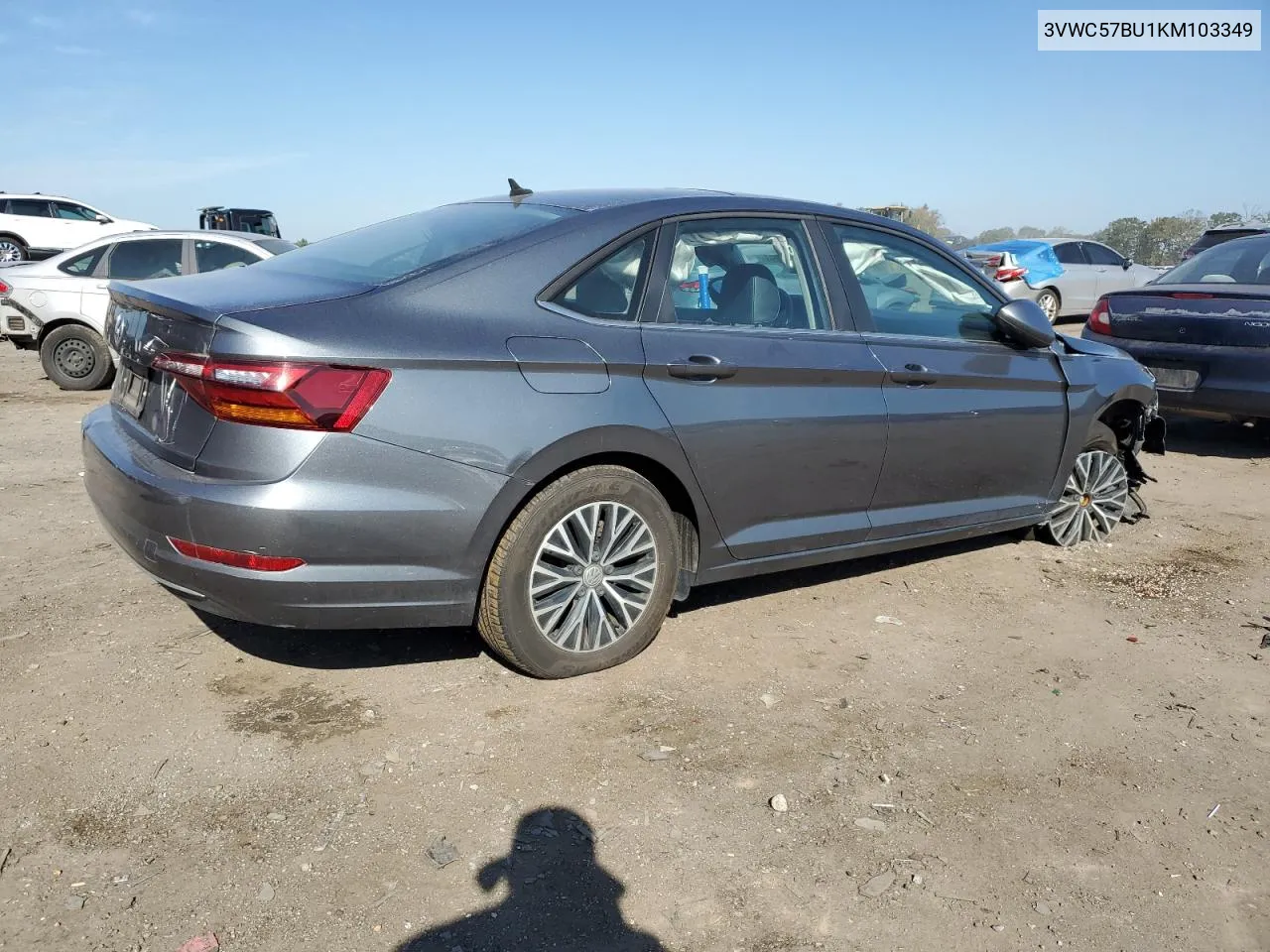 2019 Volkswagen Jetta S VIN: 3VWC57BU1KM103349 Lot: 74340094