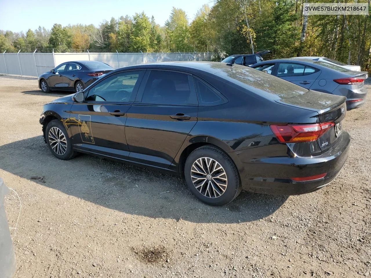 2019 Volkswagen Jetta Sel VIN: 3VWE57BU2KM218647 Lot: 74396244