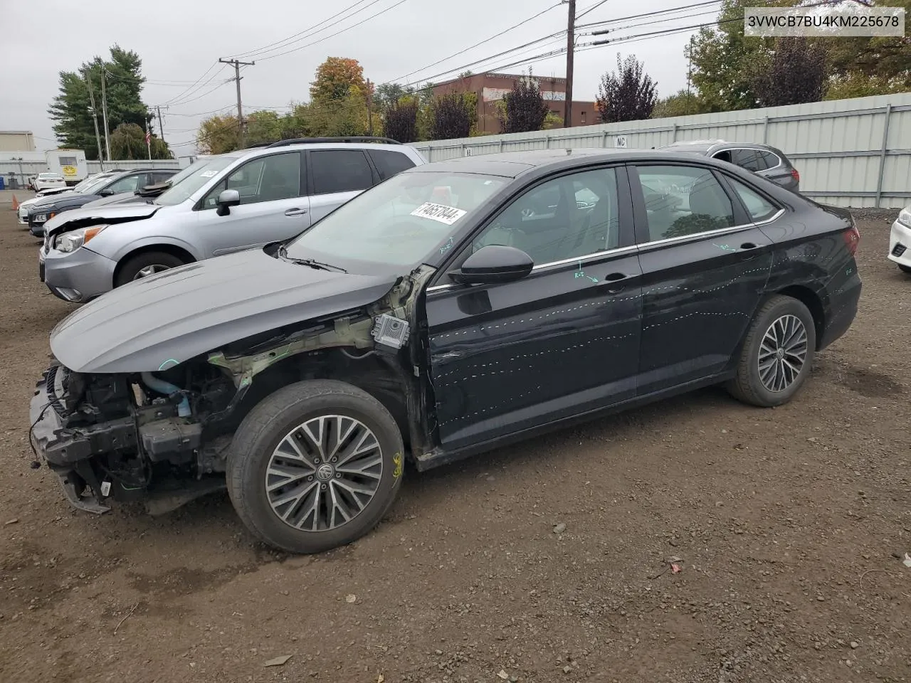 2019 Volkswagen Jetta S VIN: 3VWCB7BU4KM225678 Lot: 74657844