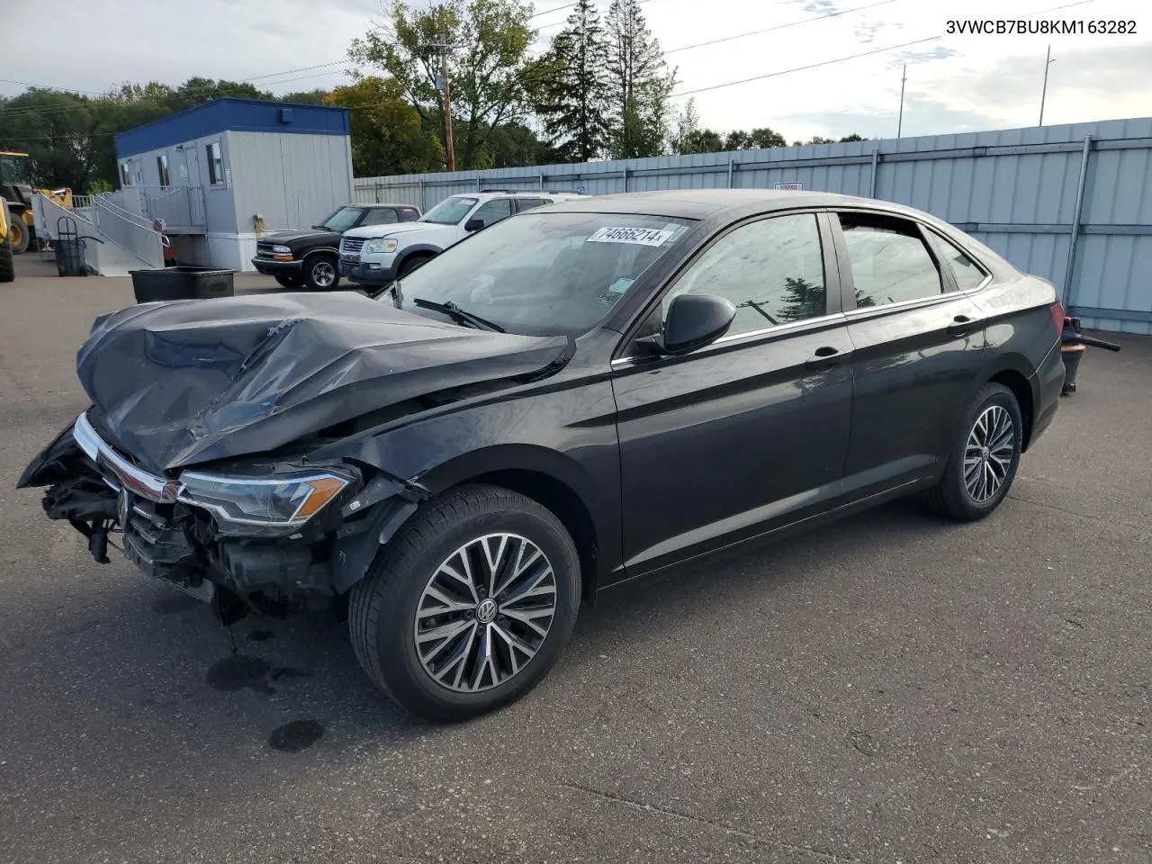 2019 Volkswagen Jetta S VIN: 3VWCB7BU8KM163282 Lot: 74666214