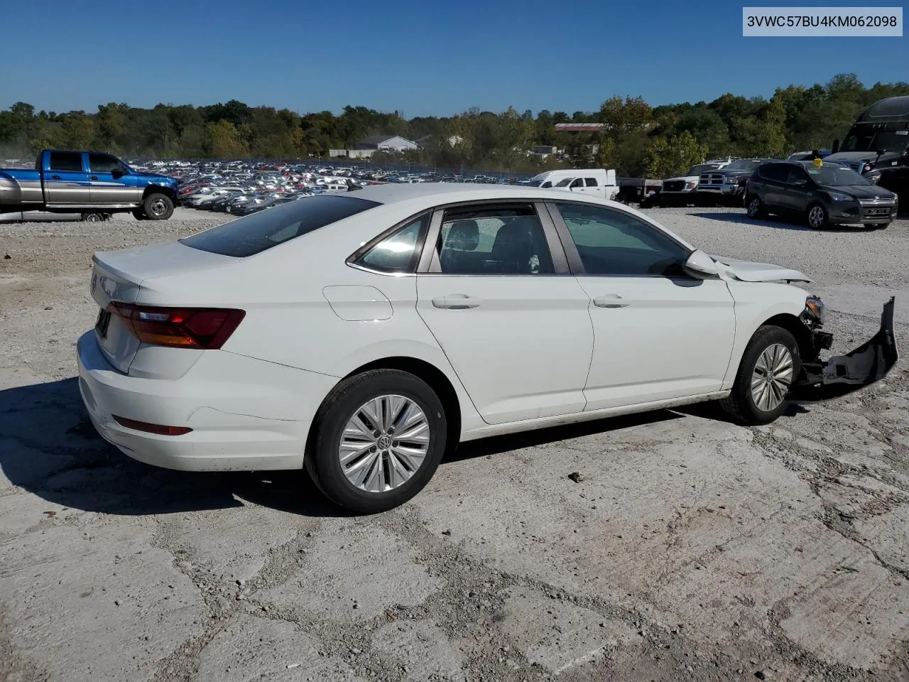 2019 Volkswagen Jetta S VIN: 3VWC57BU4KM062098 Lot: 74826444