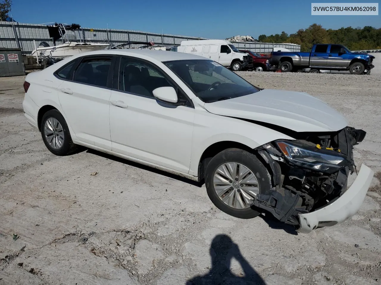 2019 Volkswagen Jetta S VIN: 3VWC57BU4KM062098 Lot: 74826444