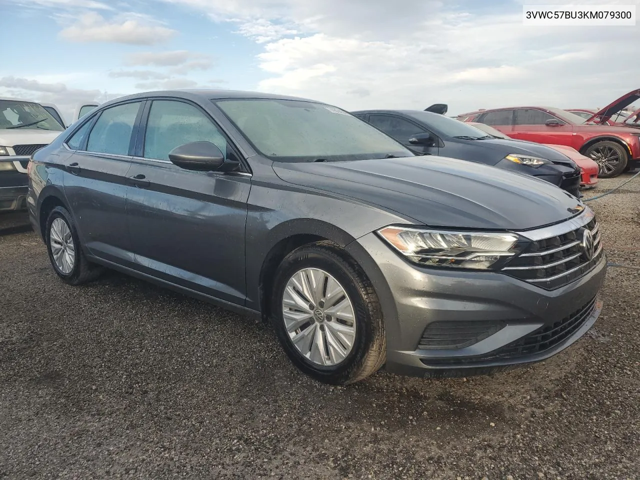 2019 Volkswagen Jetta S VIN: 3VWC57BU3KM079300 Lot: 74834564