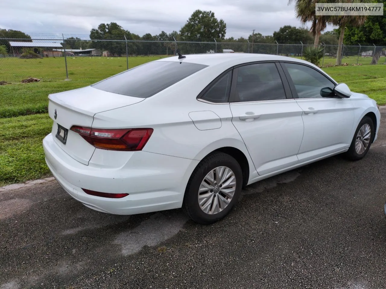 2019 Volkswagen Jetta S VIN: 3VWC57BU4KM194777 Lot: 74909024