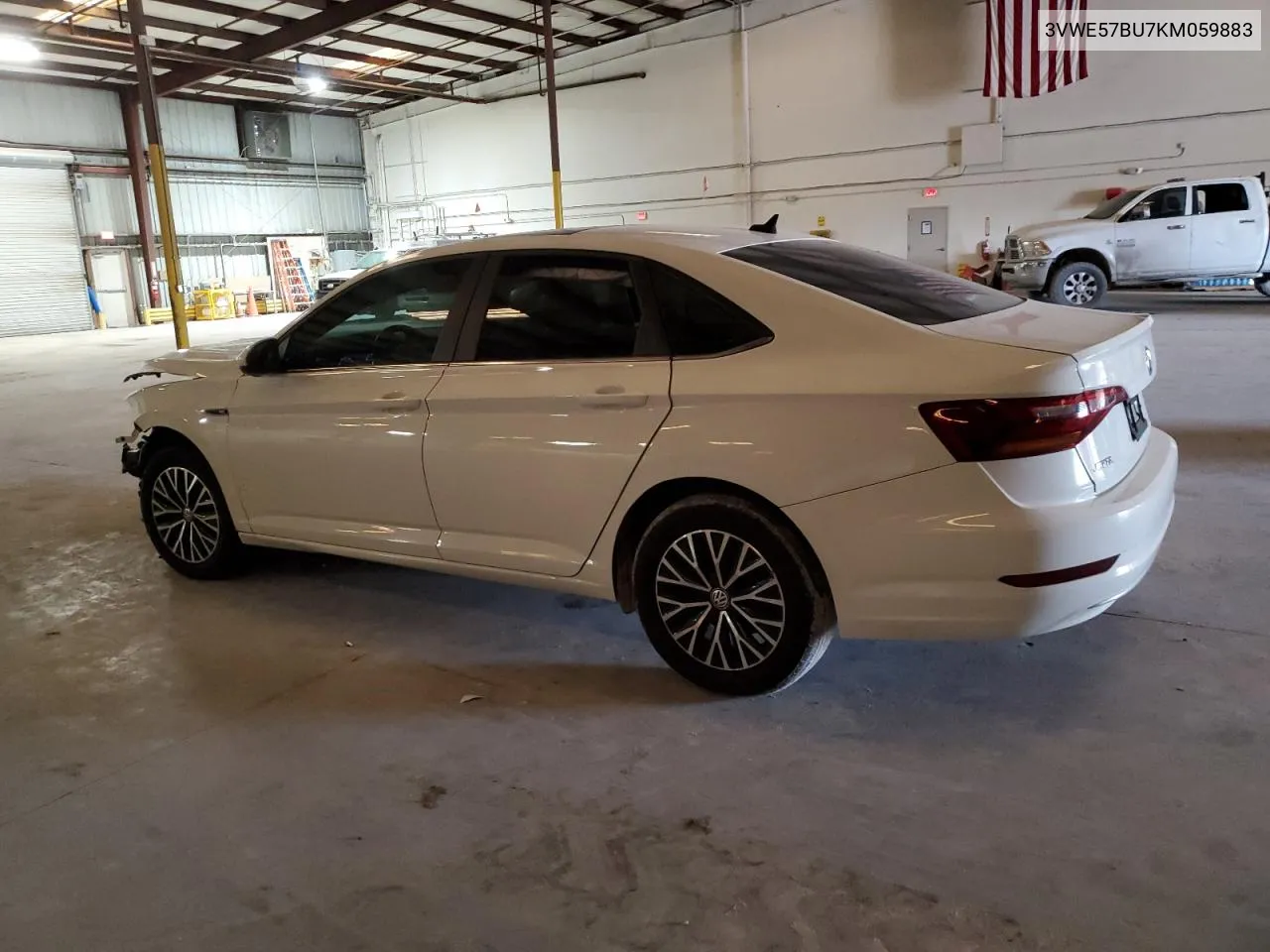 2019 Volkswagen Jetta Sel VIN: 3VWE57BU7KM059883 Lot: 74948574