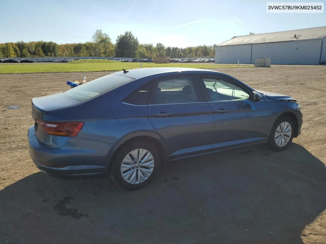 2019 Volkswagen Jetta S VIN: 3VWC57BU9KM025452 Lot: 75249484