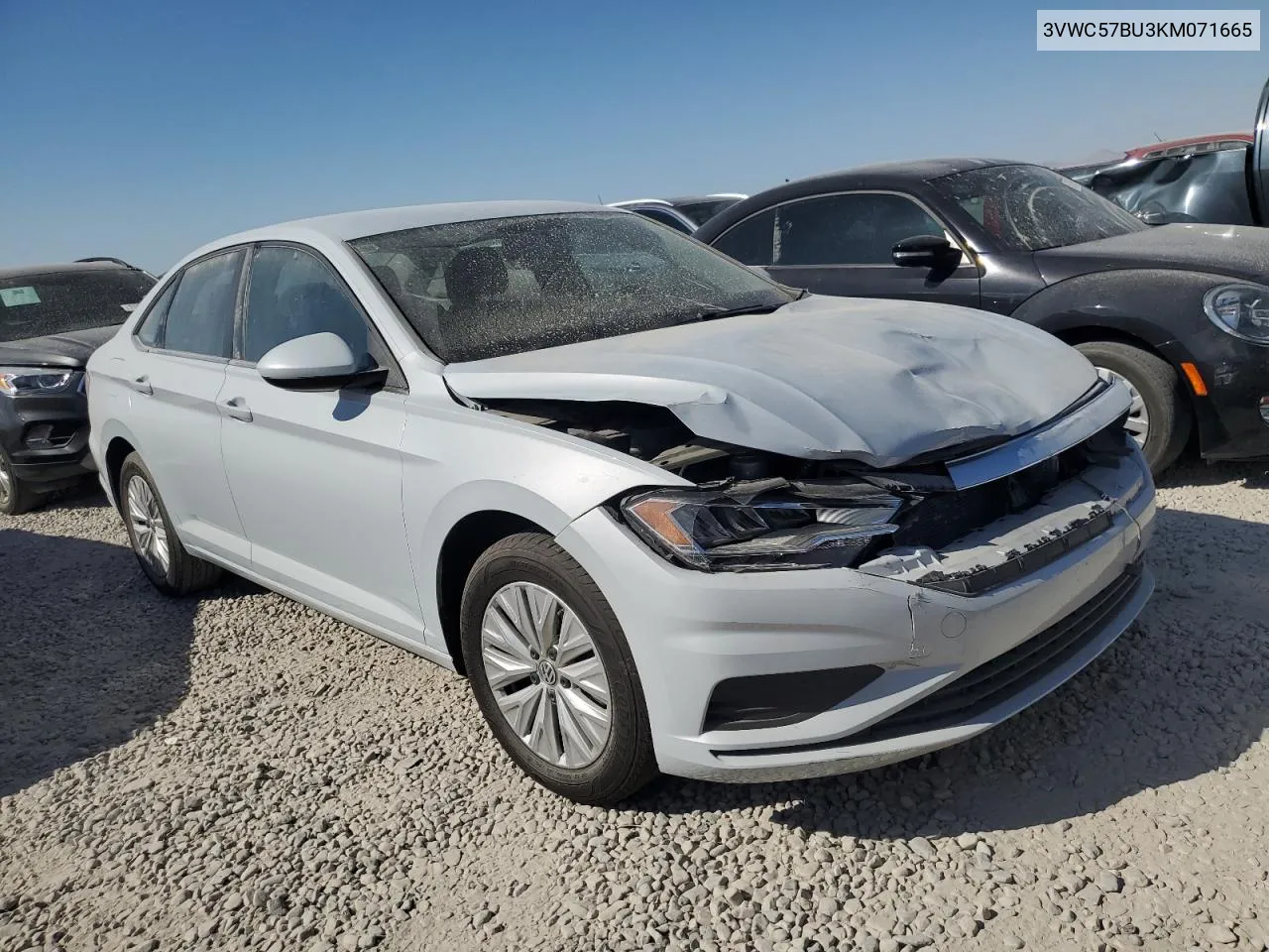 2019 Volkswagen Jetta S VIN: 3VWC57BU3KM071665 Lot: 75261804