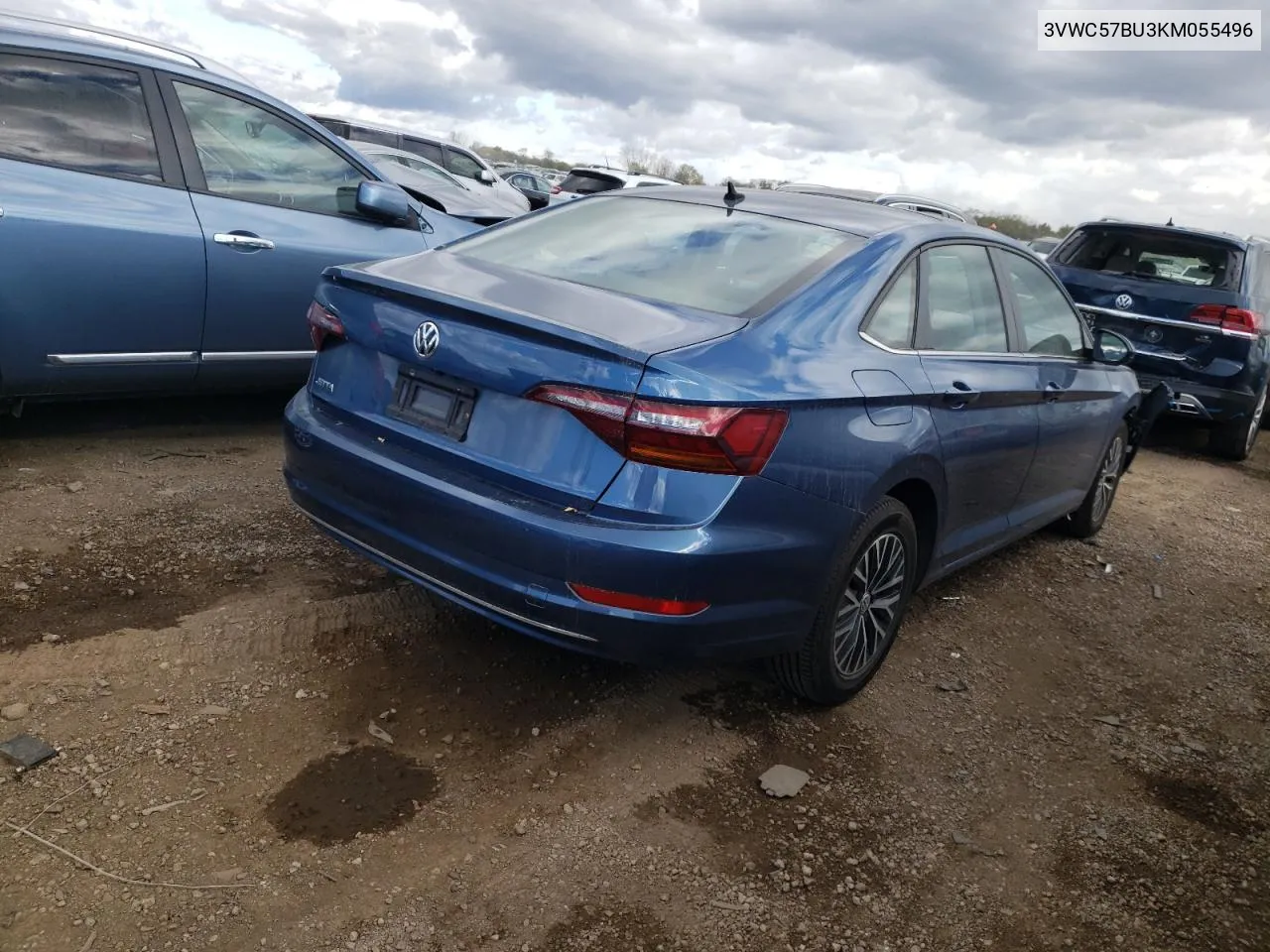 2019 Volkswagen Jetta S VIN: 3VWC57BU3KM055496 Lot: 75335874