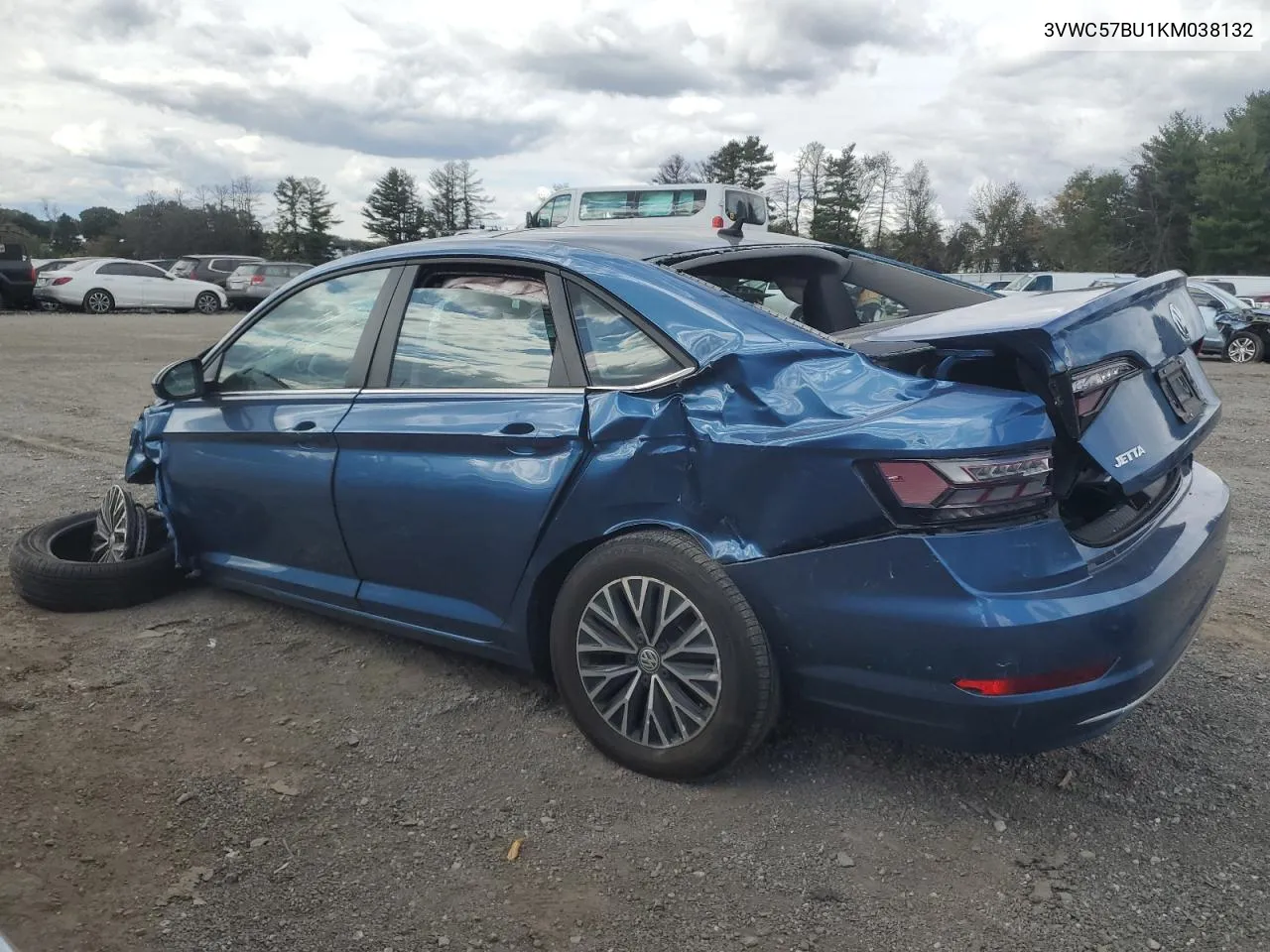 2019 Volkswagen Jetta S VIN: 3VWC57BU1KM038132 Lot: 75510214