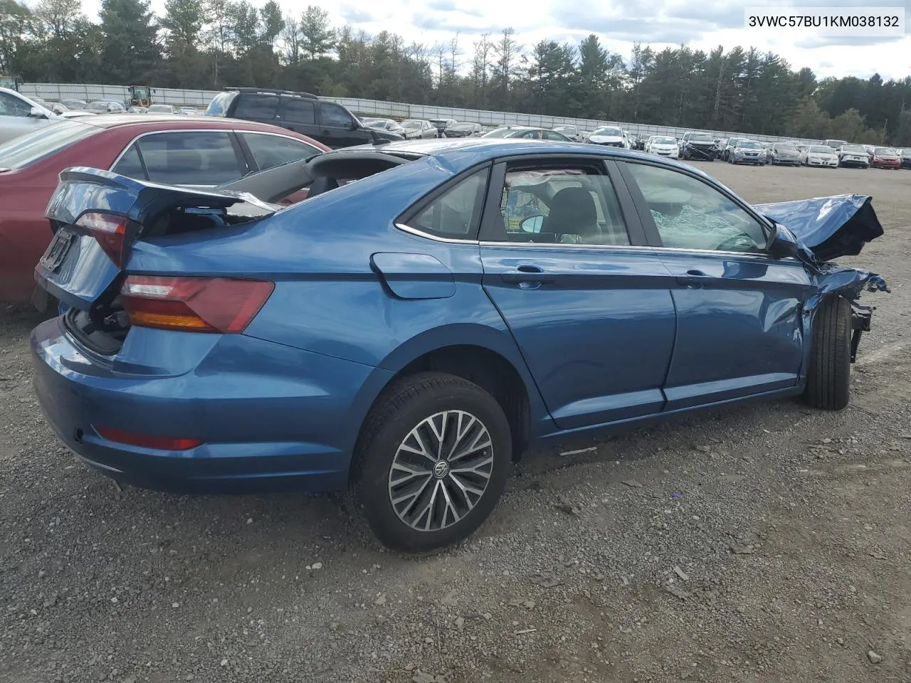 2019 Volkswagen Jetta S VIN: 3VWC57BU1KM038132 Lot: 75510214