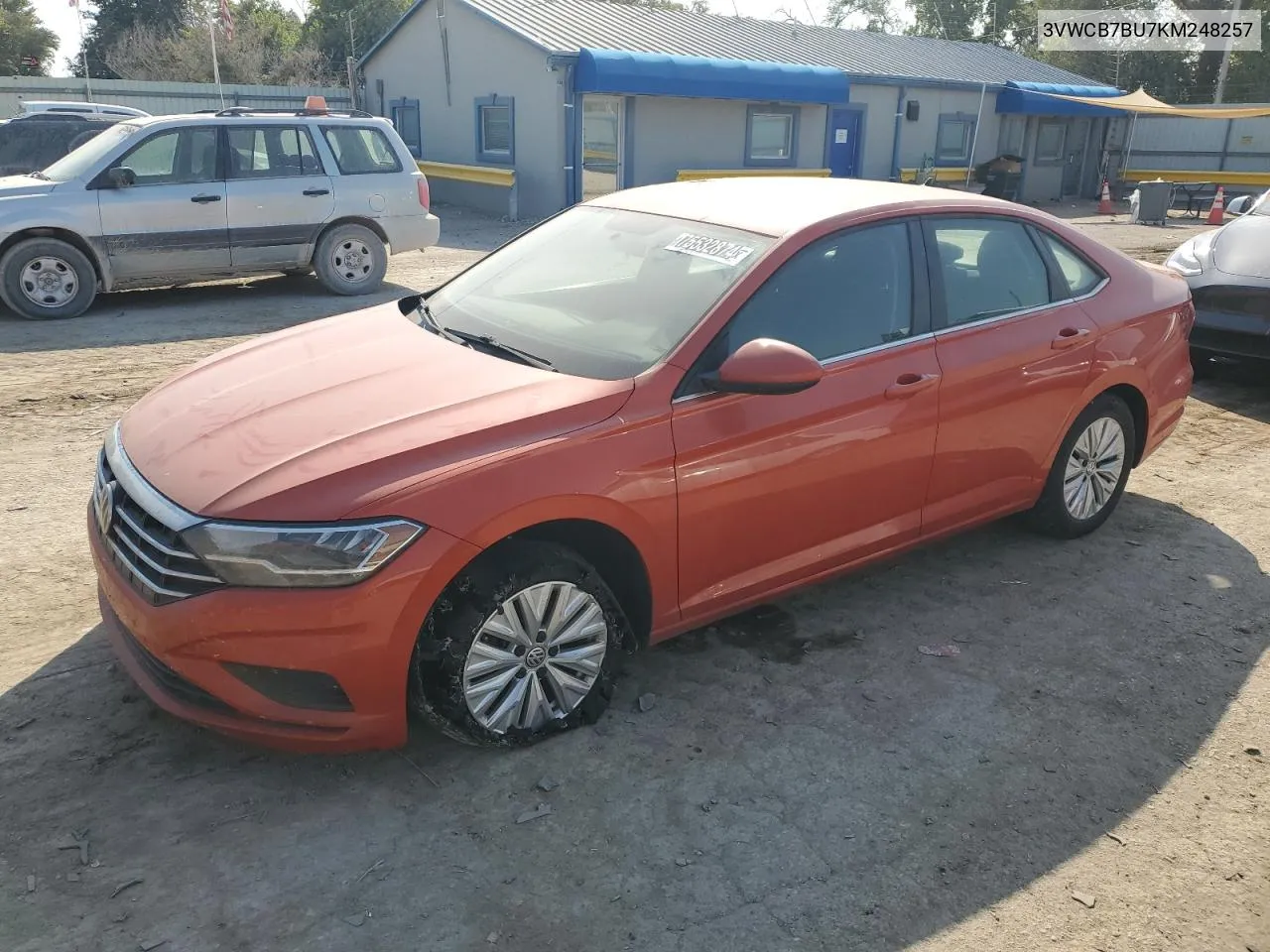 2019 Volkswagen Jetta S VIN: 3VWCB7BU7KM248257 Lot: 75532874