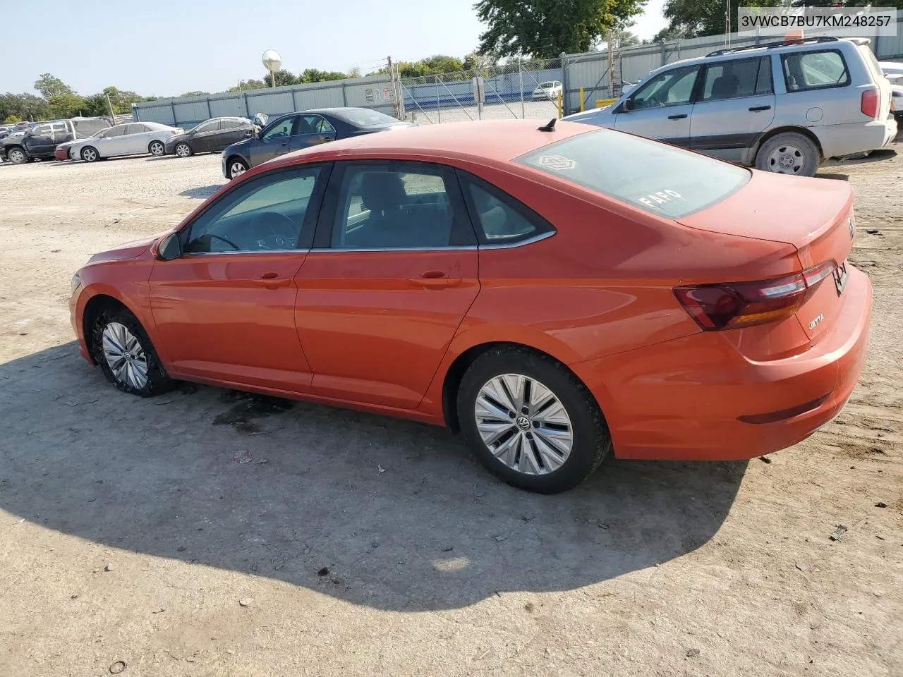 2019 Volkswagen Jetta S VIN: 3VWCB7BU7KM248257 Lot: 75532874