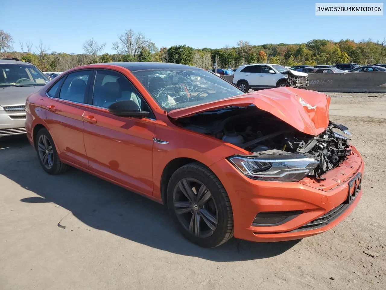 2019 Volkswagen Jetta S VIN: 3VWC57BU4KM030106 Lot: 75612444