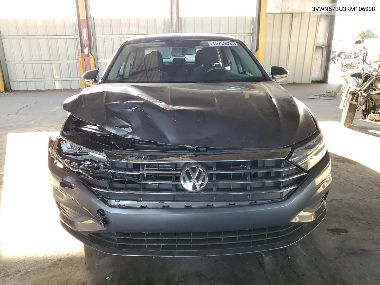 2019 Volkswagen Jetta S VIN: 3VWN57BU3KM106908 Lot: 75756054