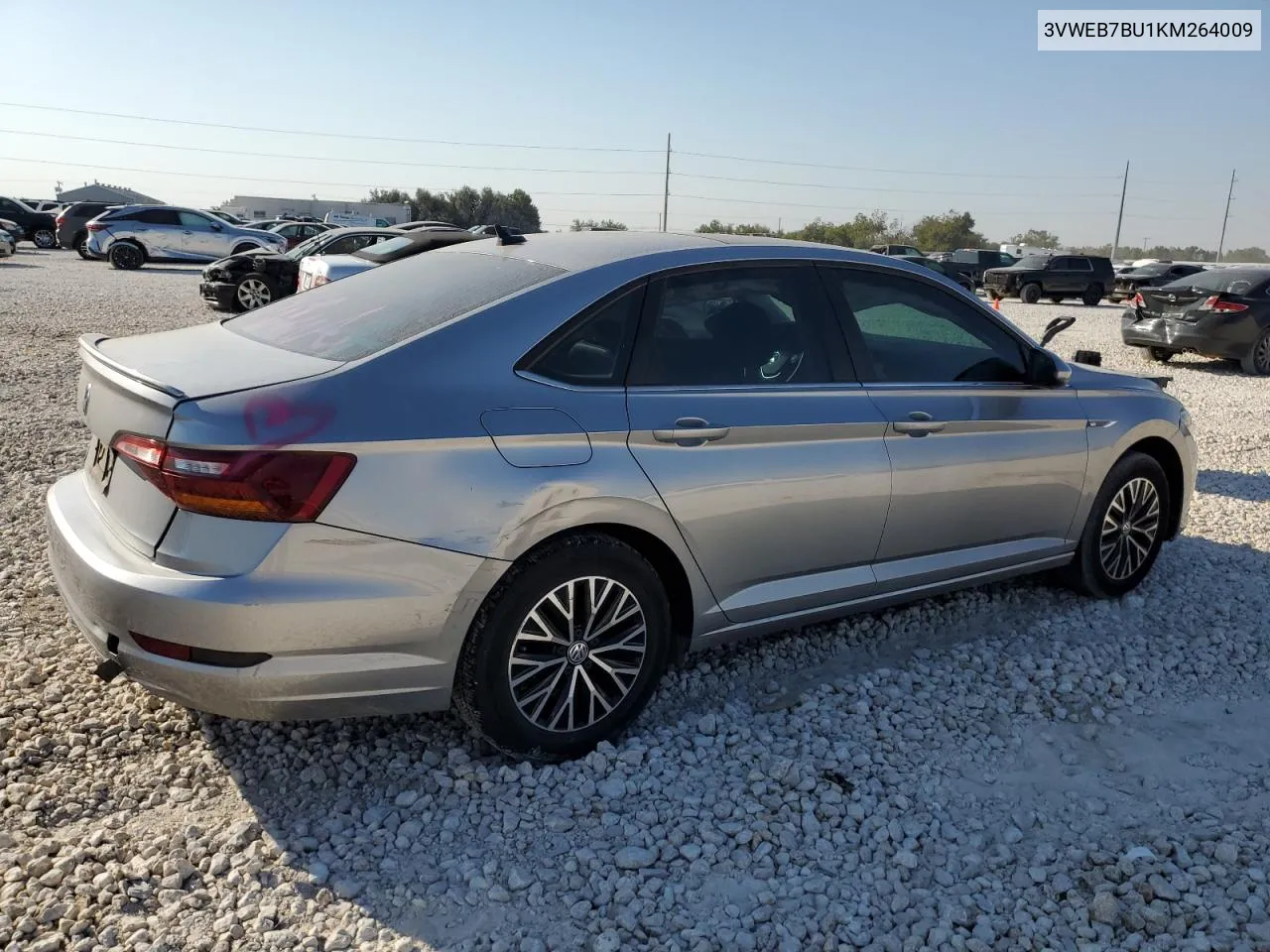 2019 Volkswagen Jetta Sel VIN: 3VWEB7BU1KM264009 Lot: 75759064