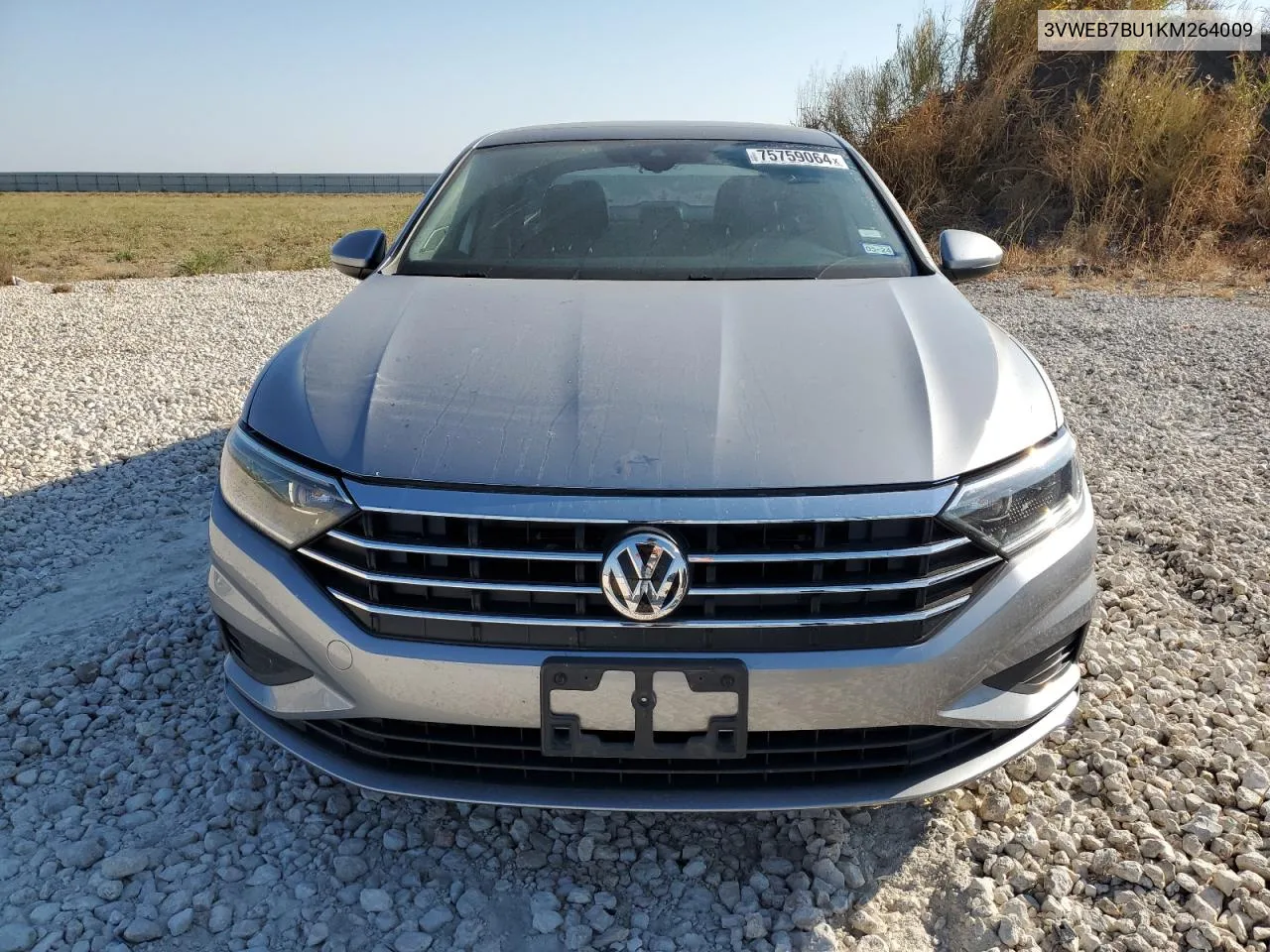 2019 Volkswagen Jetta Sel VIN: 3VWEB7BU1KM264009 Lot: 75759064