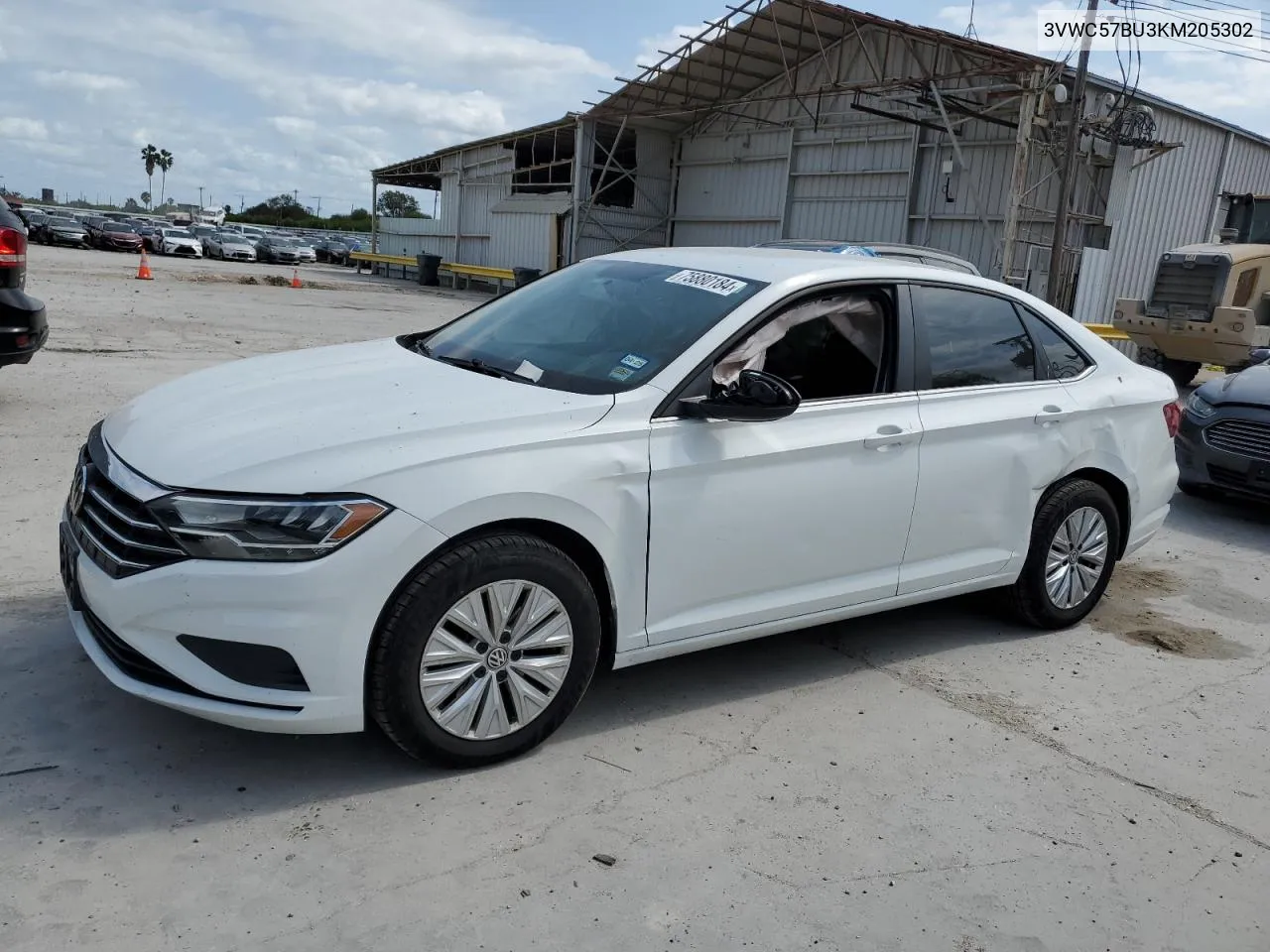 2019 Volkswagen Jetta S VIN: 3VWC57BU3KM205302 Lot: 75880184