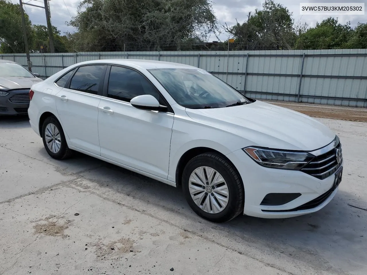 2019 Volkswagen Jetta S VIN: 3VWC57BU3KM205302 Lot: 75880184