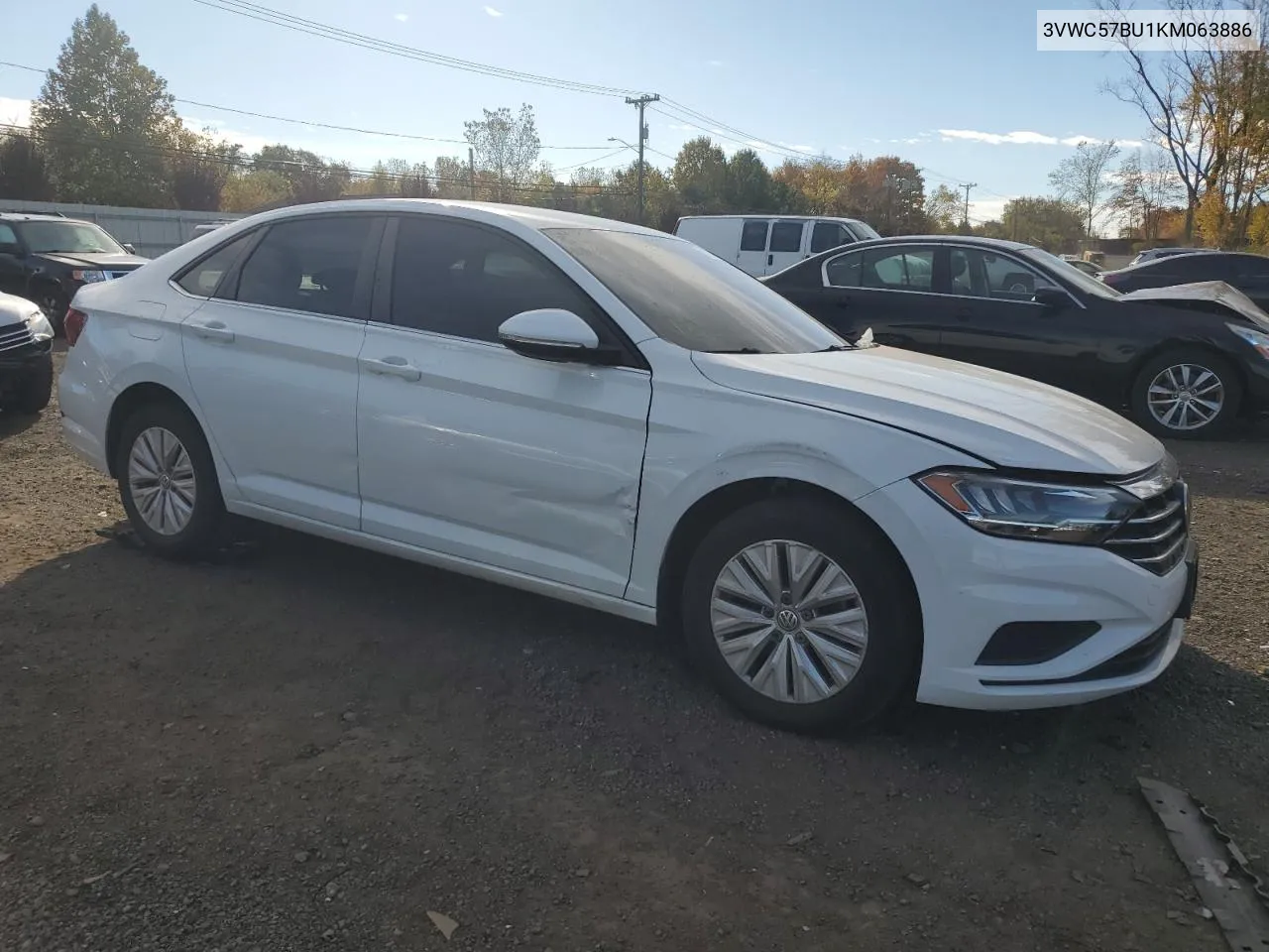 2019 Volkswagen Jetta S VIN: 3VWC57BU1KM063886 Lot: 75886624