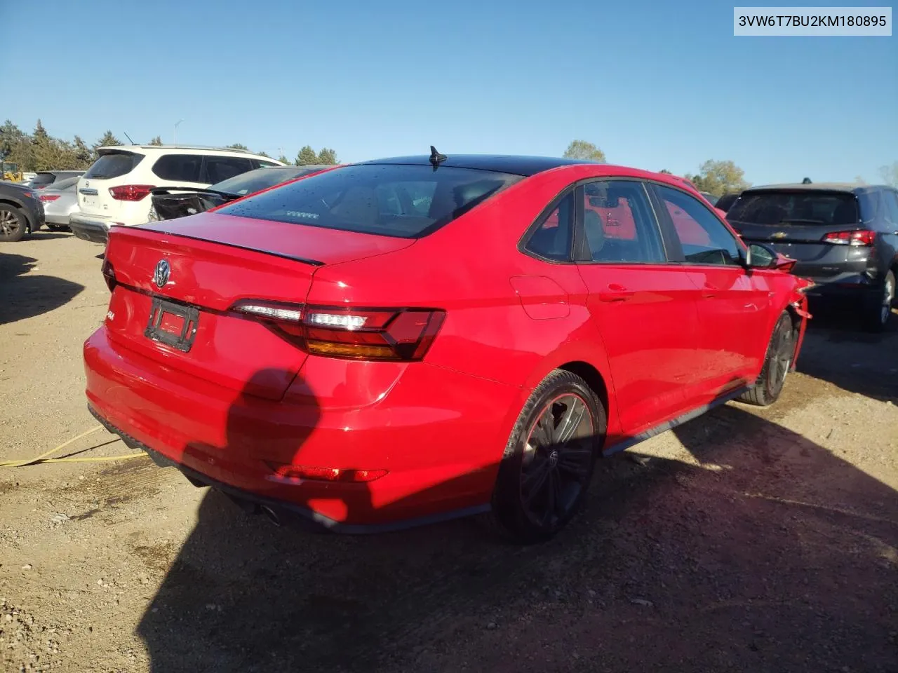 2019 Volkswagen Jetta Gli VIN: 3VW6T7BU2KM180895 Lot: 76042284