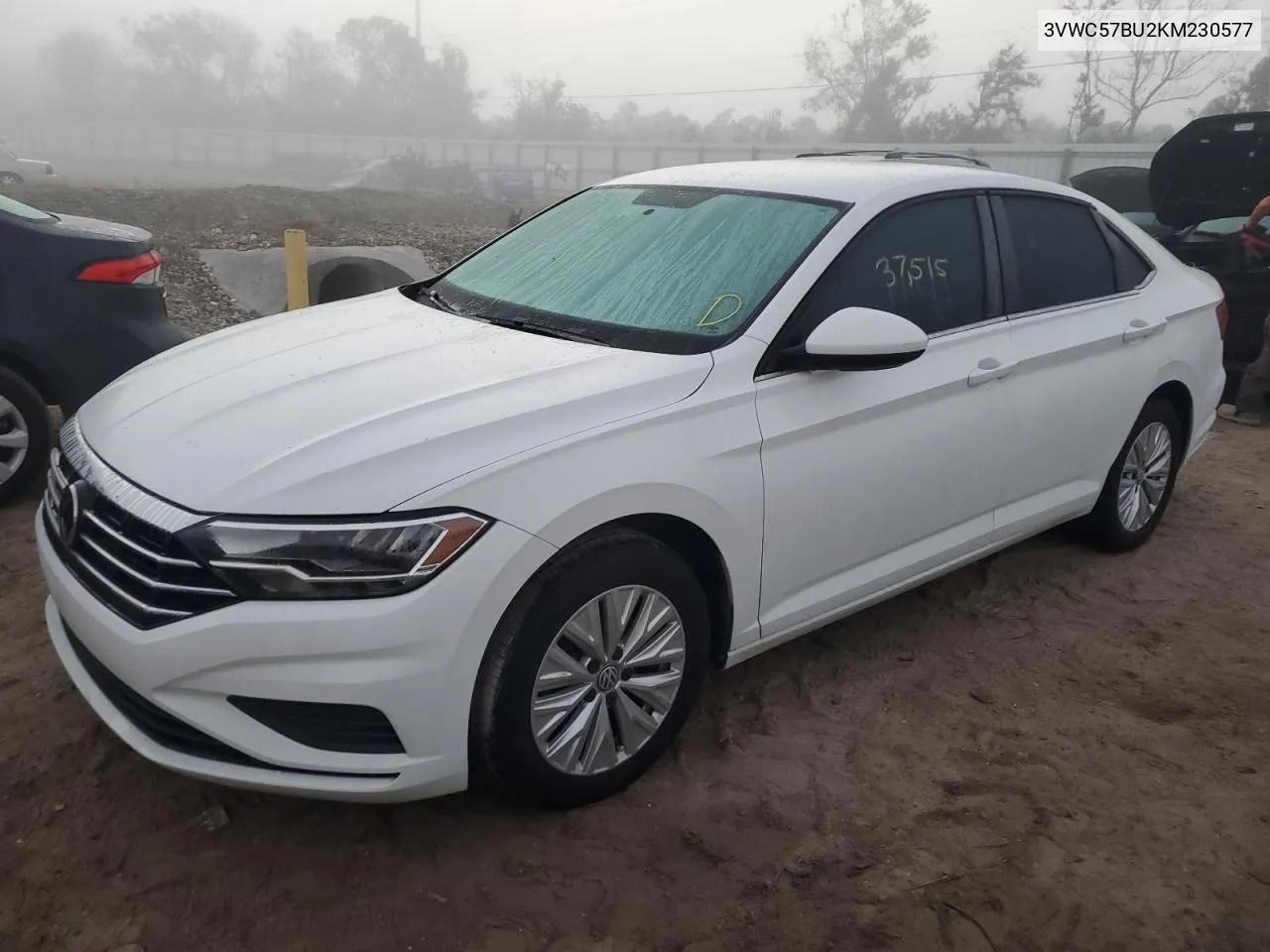 2019 Volkswagen Jetta S VIN: 3VWC57BU2KM230577 Lot: 76120104