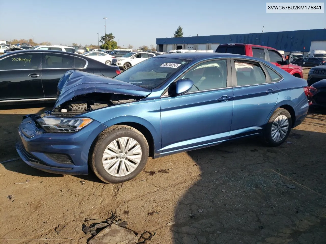 2019 Volkswagen Jetta S VIN: 3VWC57BU2KM175841 Lot: 76126254