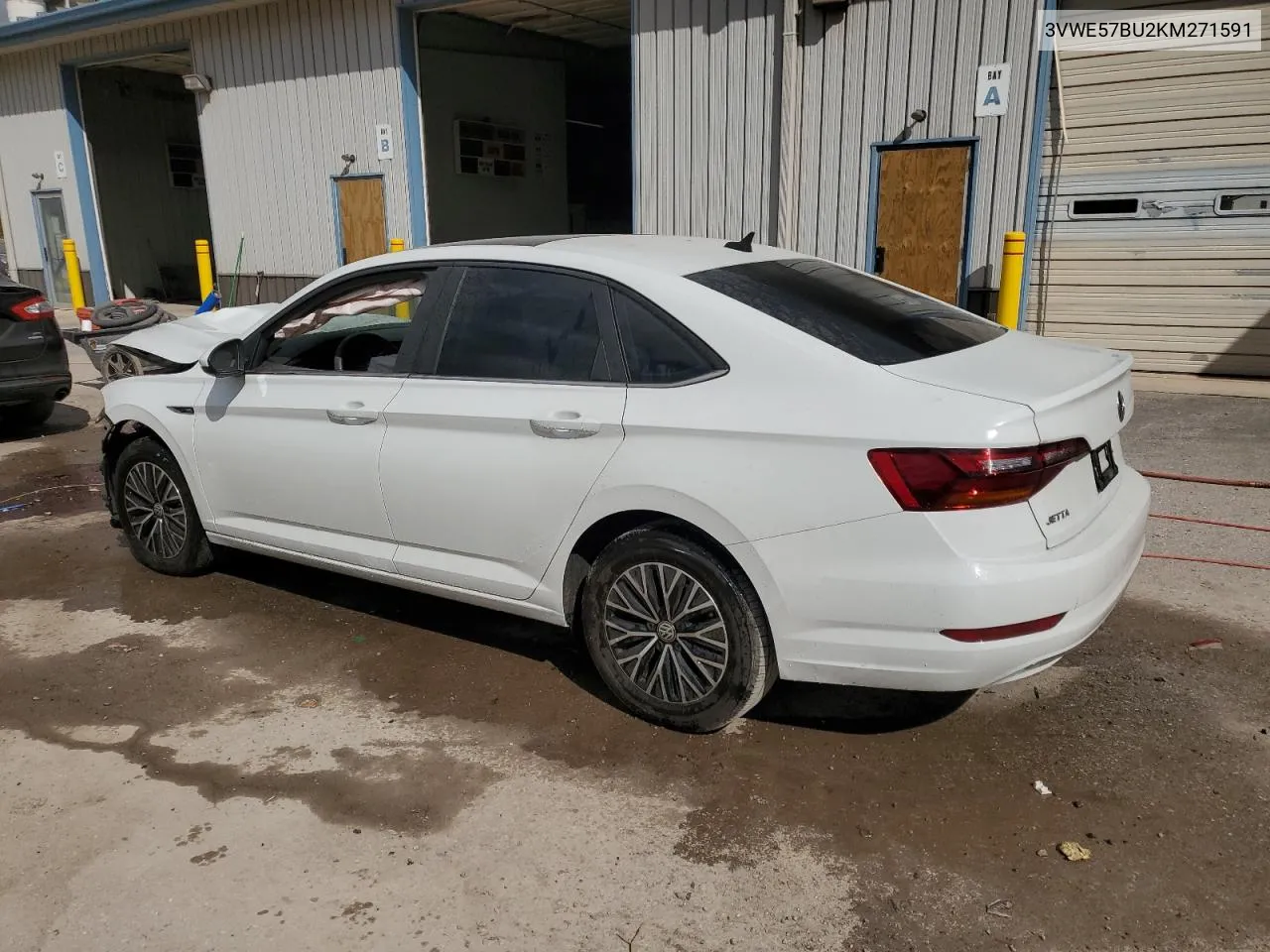 2019 Volkswagen Jetta Sel VIN: 3VWE57BU2KM271591 Lot: 76192104