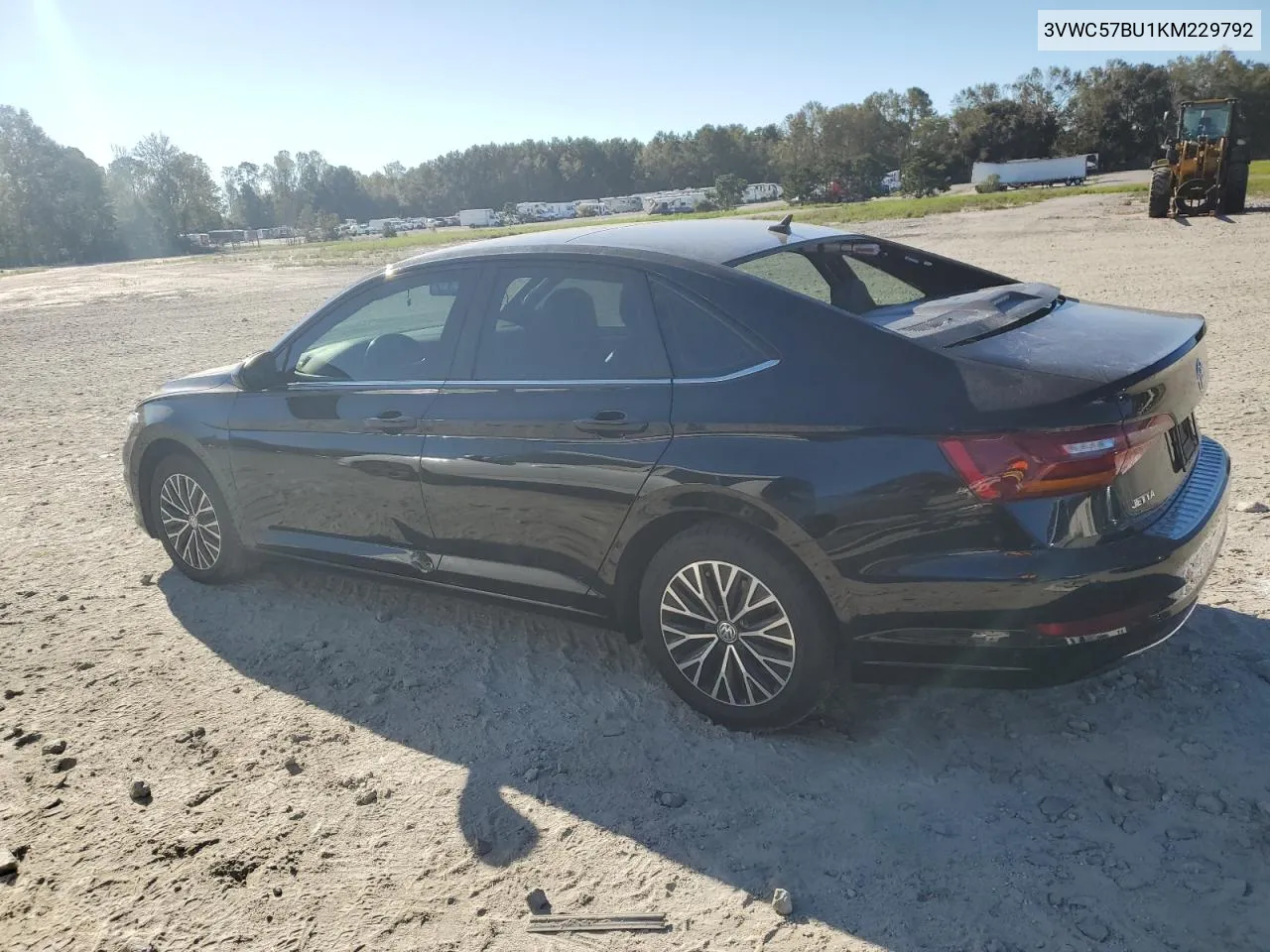 3VWC57BU1KM229792 2019 Volkswagen Jetta S