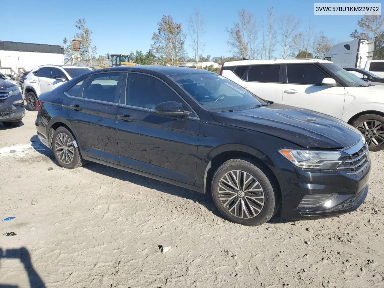 2019 Volkswagen Jetta S VIN: 3VWC57BU1KM229792 Lot: 76240104