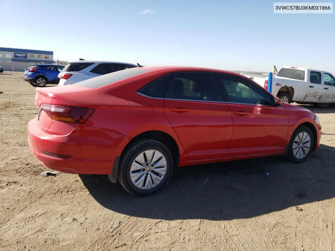 2019 Volkswagen Jetta S VIN: 3VWC57BU0KM031866 Lot: 76324544