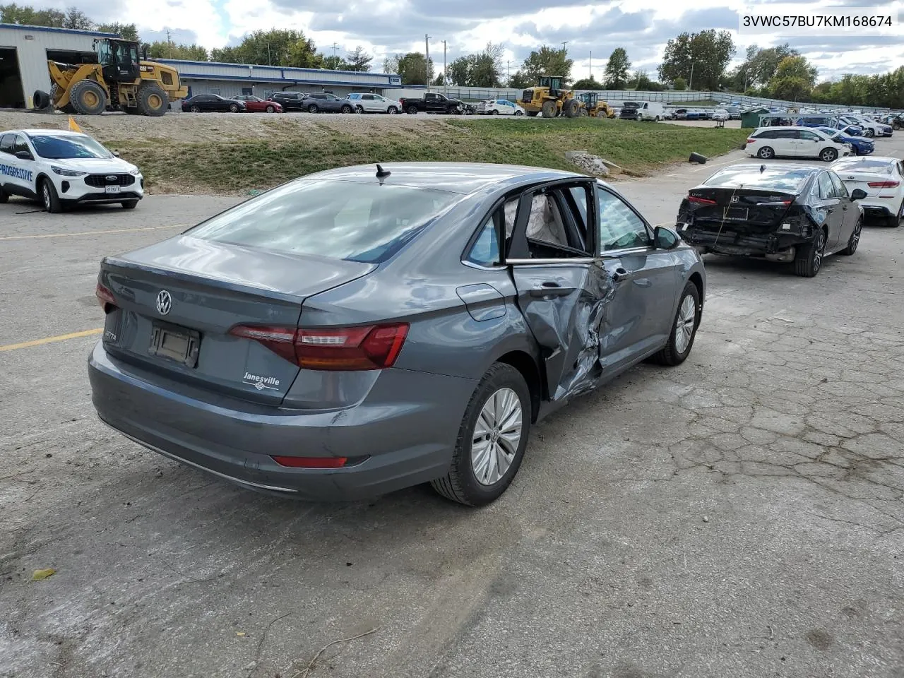 2019 Volkswagen Jetta S VIN: 3VWC57BU7KM168674 Lot: 76388824