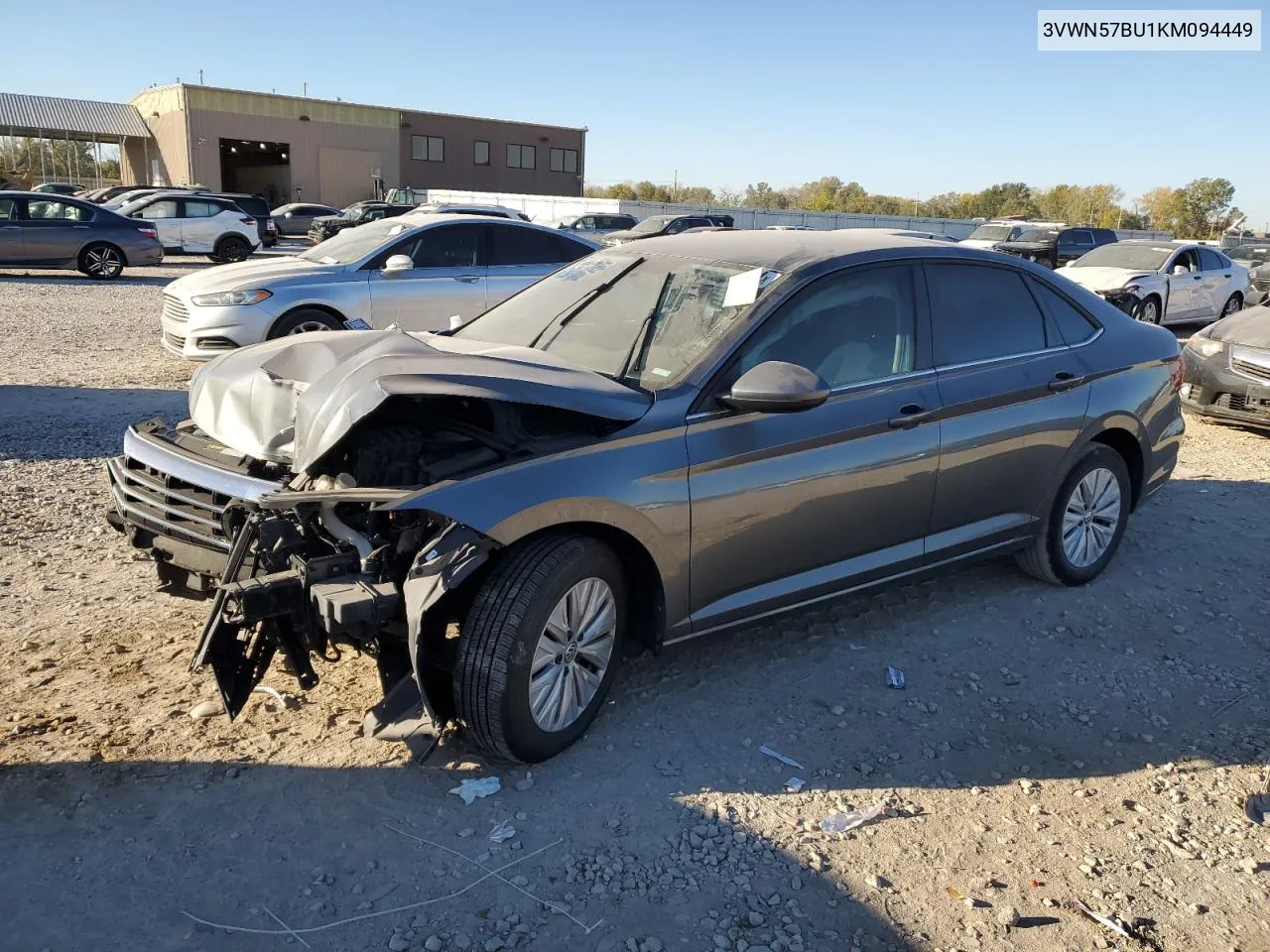 2019 Volkswagen Jetta S VIN: 3VWN57BU1KM094449 Lot: 76398704