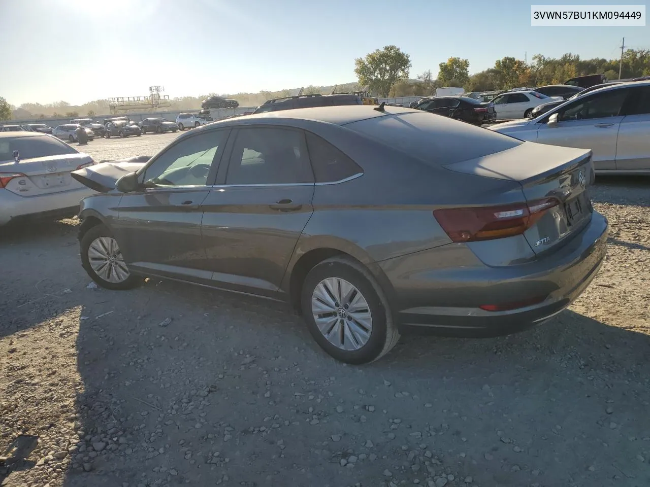 2019 Volkswagen Jetta S VIN: 3VWN57BU1KM094449 Lot: 76398704