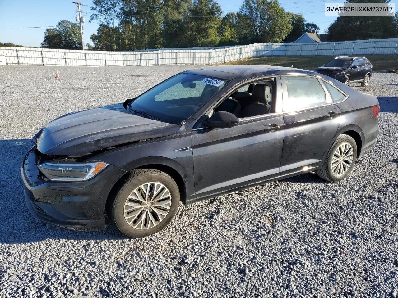 2019 Volkswagen Jetta Sel VIN: 3VWEB7BUXKM237617 Lot: 76562254