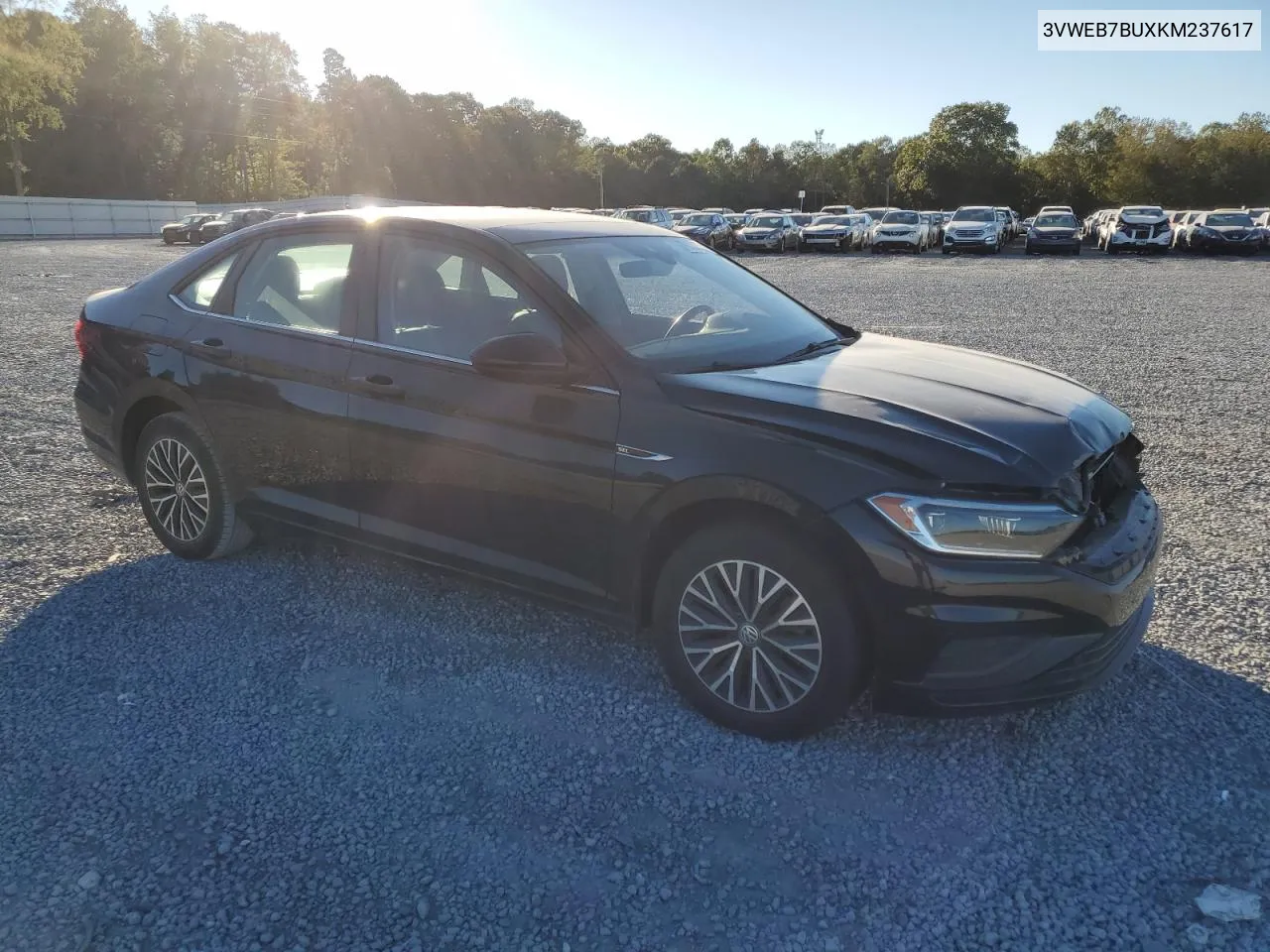 2019 Volkswagen Jetta Sel VIN: 3VWEB7BUXKM237617 Lot: 76562254