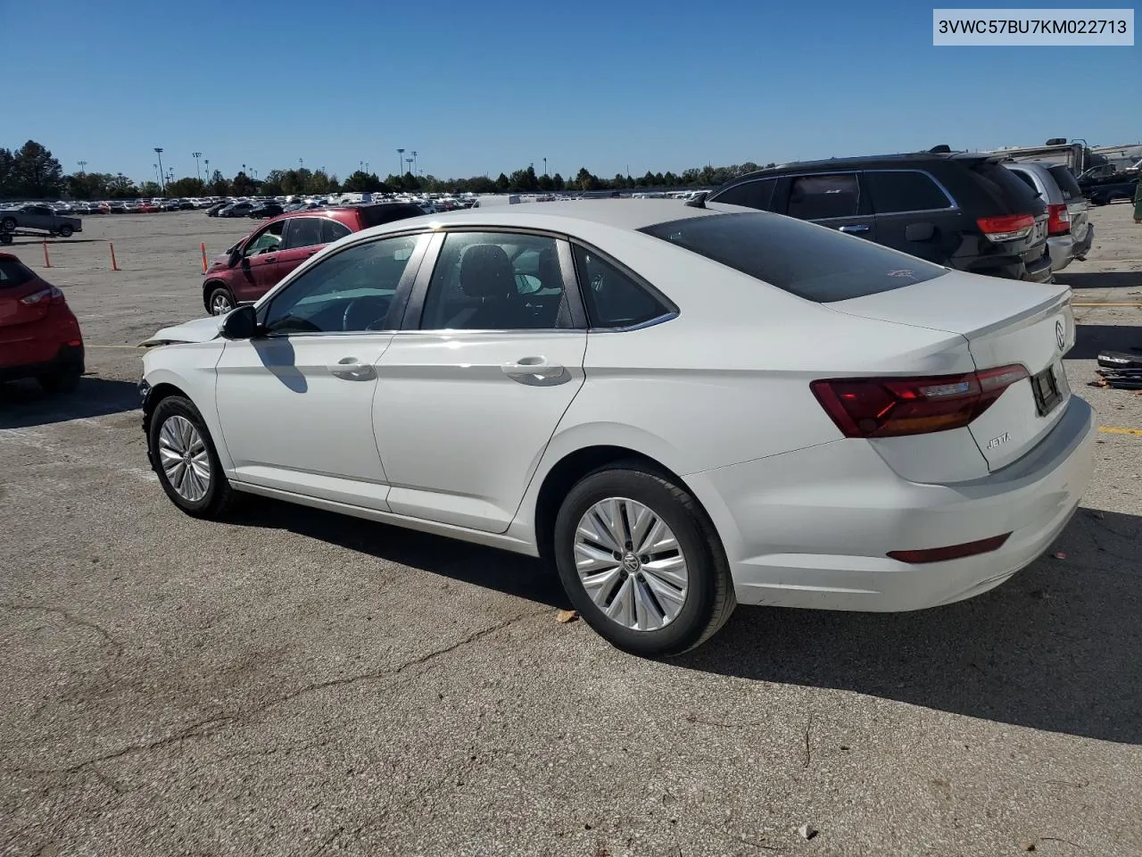 2019 Volkswagen Jetta S VIN: 3VWC57BU7KM022713 Lot: 76607464