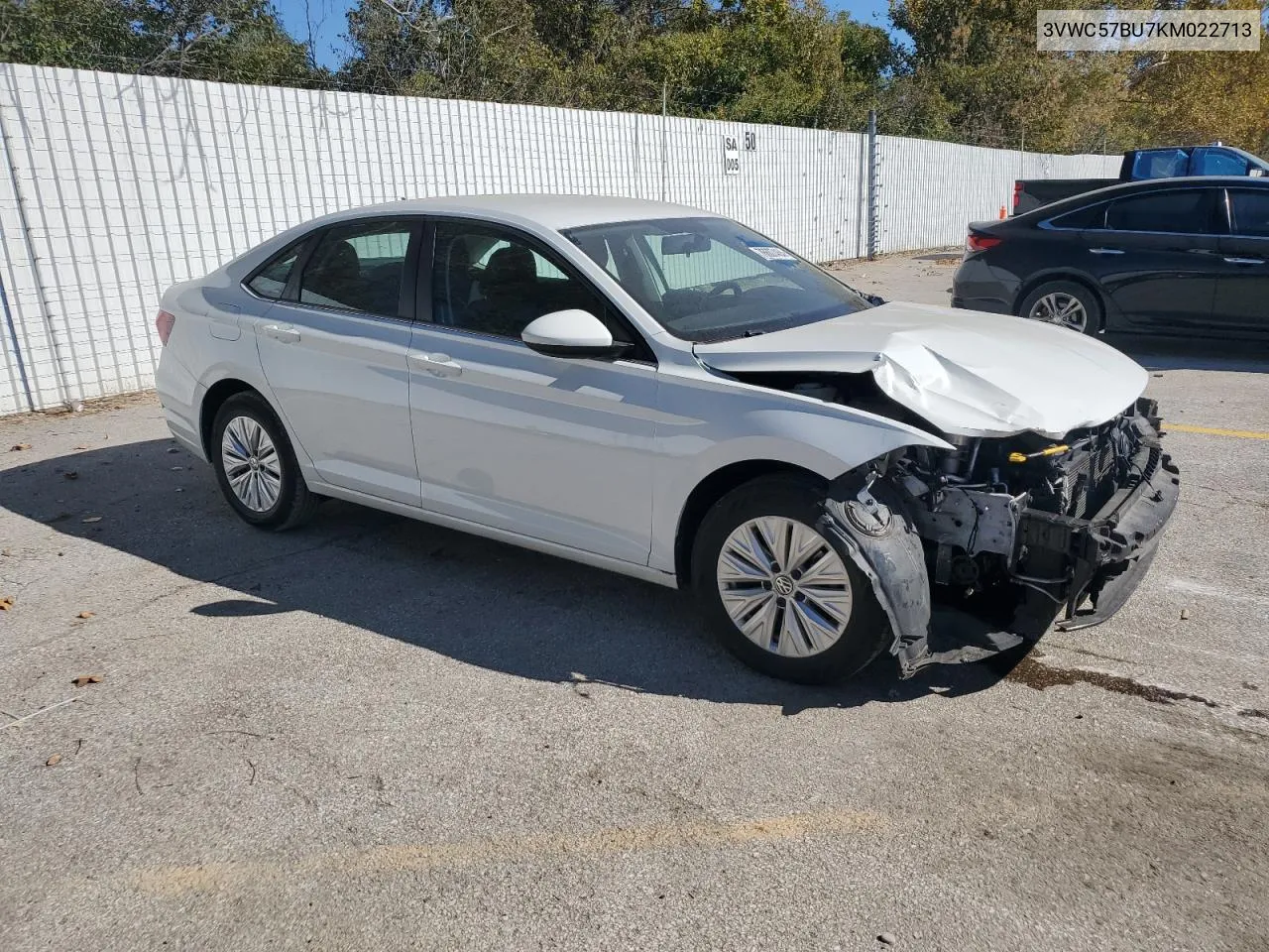 2019 Volkswagen Jetta S VIN: 3VWC57BU7KM022713 Lot: 76607464