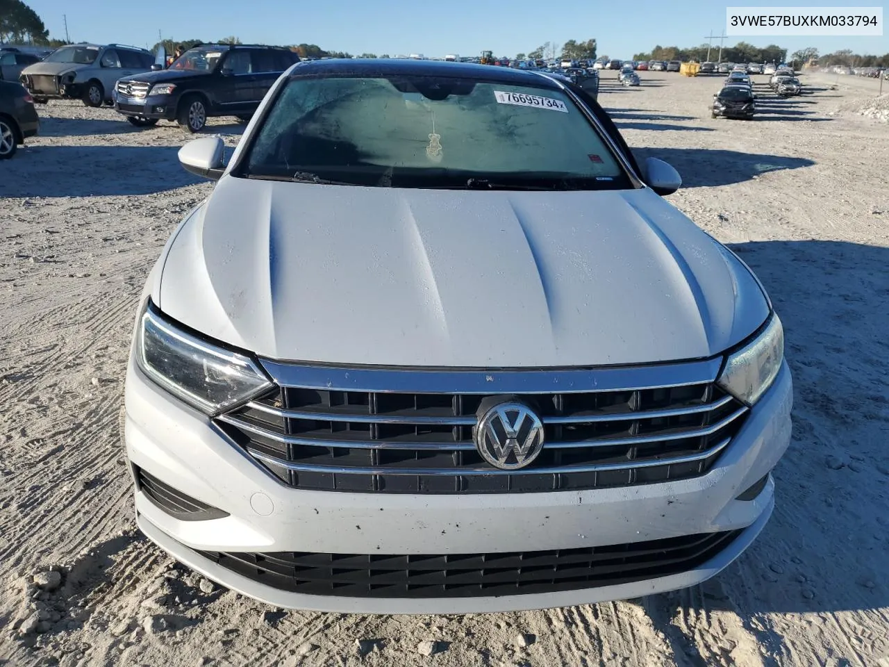 2019 Volkswagen Jetta Sel VIN: 3VWE57BUXKM033794 Lot: 76695734