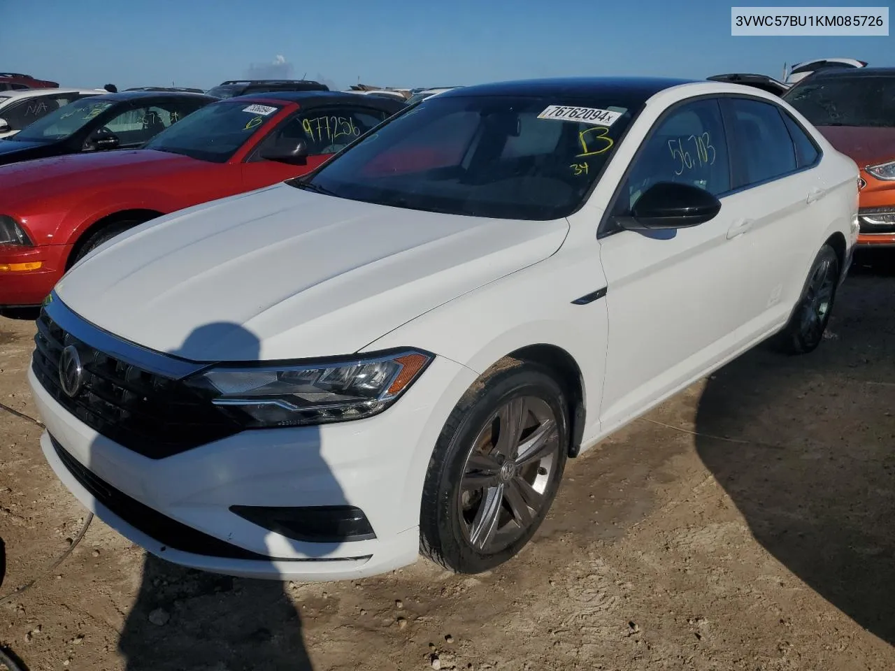 2019 Volkswagen Jetta S VIN: 3VWC57BU1KM085726 Lot: 76762094