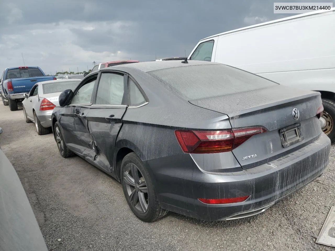 2019 Volkswagen Jetta S VIN: 3VWCB7BU3KM214400 Lot: 76766294