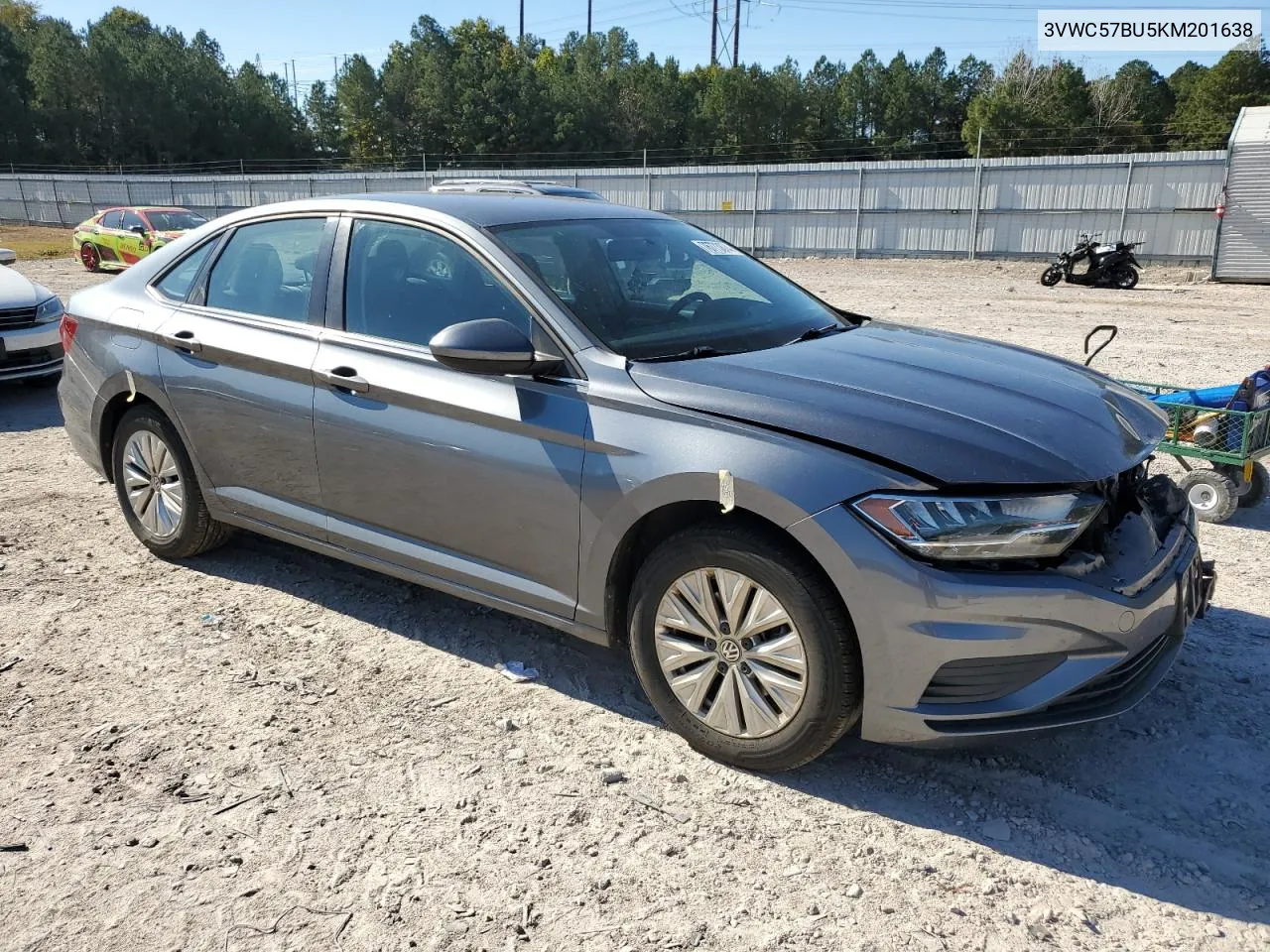 2019 Volkswagen Jetta S VIN: 3VWC57BU5KM201638 Lot: 76773874