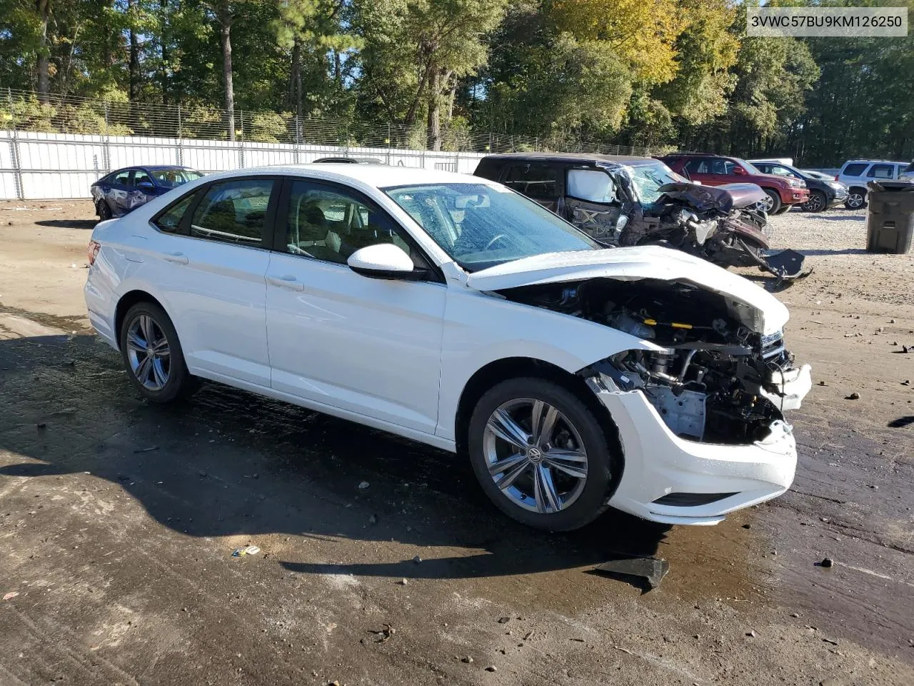 2019 Volkswagen Jetta S VIN: 3VWC57BU9KM126250 Lot: 76785734